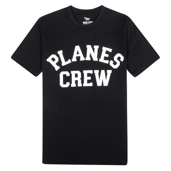 PAPER PLANES CREW BLACK TEE