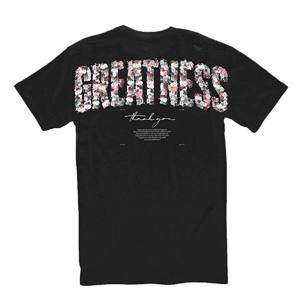 ROSE FROM GREATNESS TEE BLACK