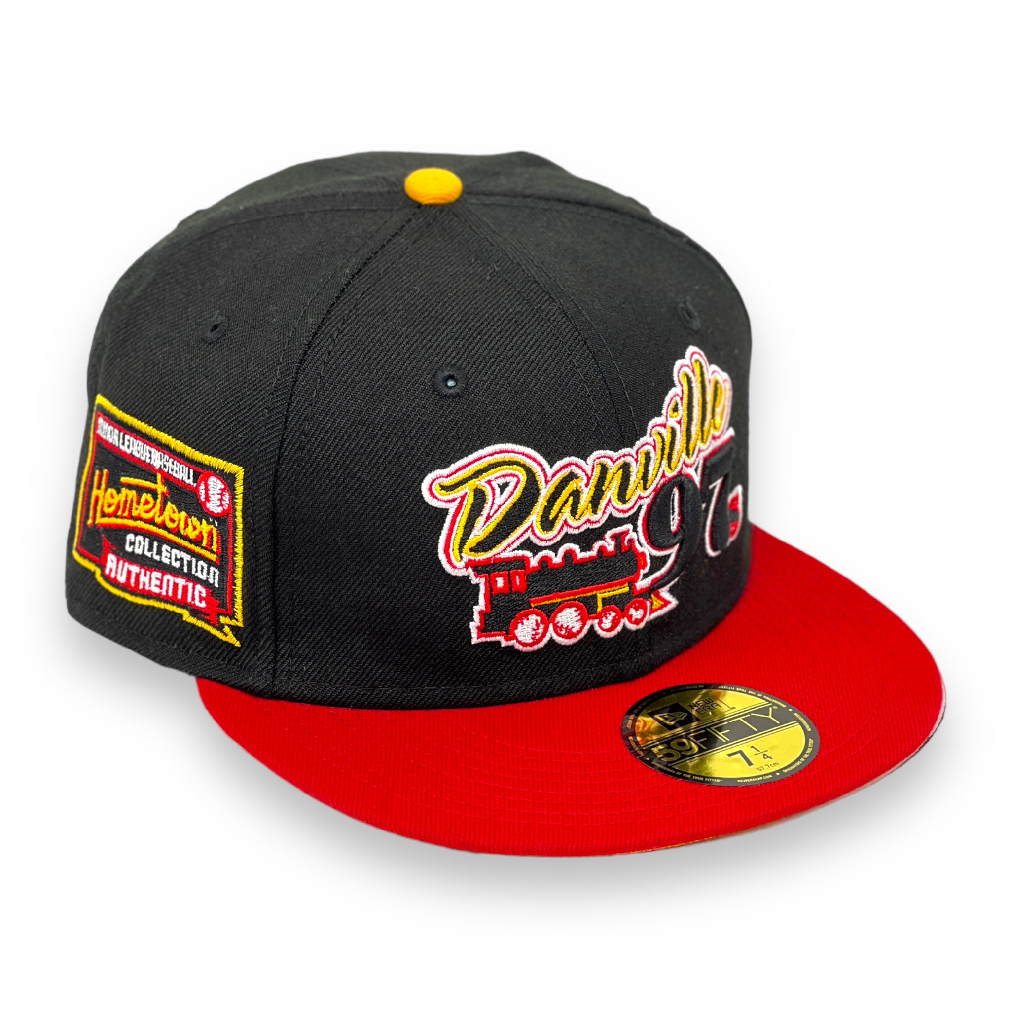 DANVILLE 97S NEW ERA 59FIFTY FITTED (YELLOW UNDER VISOR)