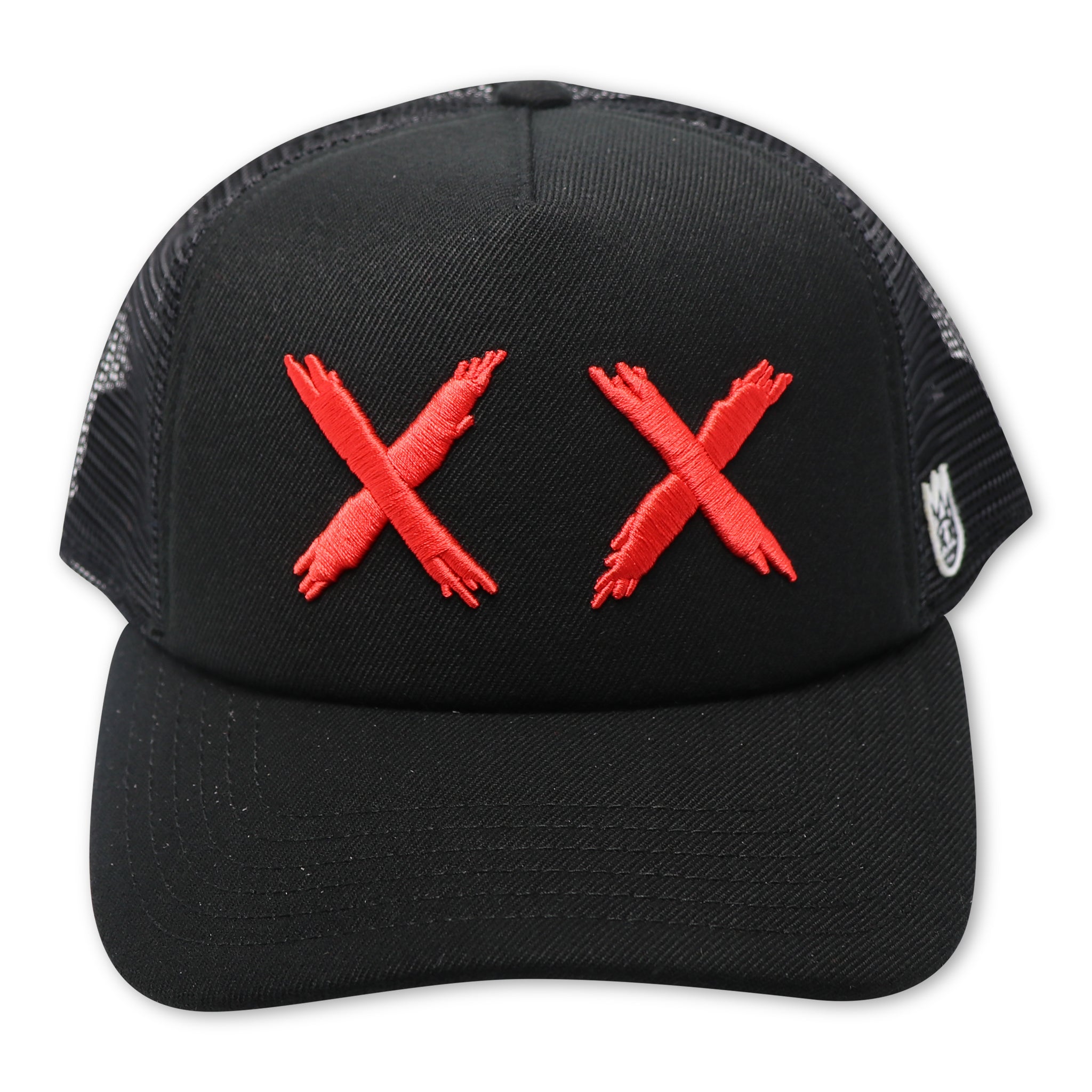 CULT MESH TRUCKER (BLACK/RED) SNAPBACK