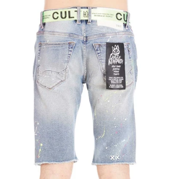 BELTED ROCKER SHORTS IN SKITTLE