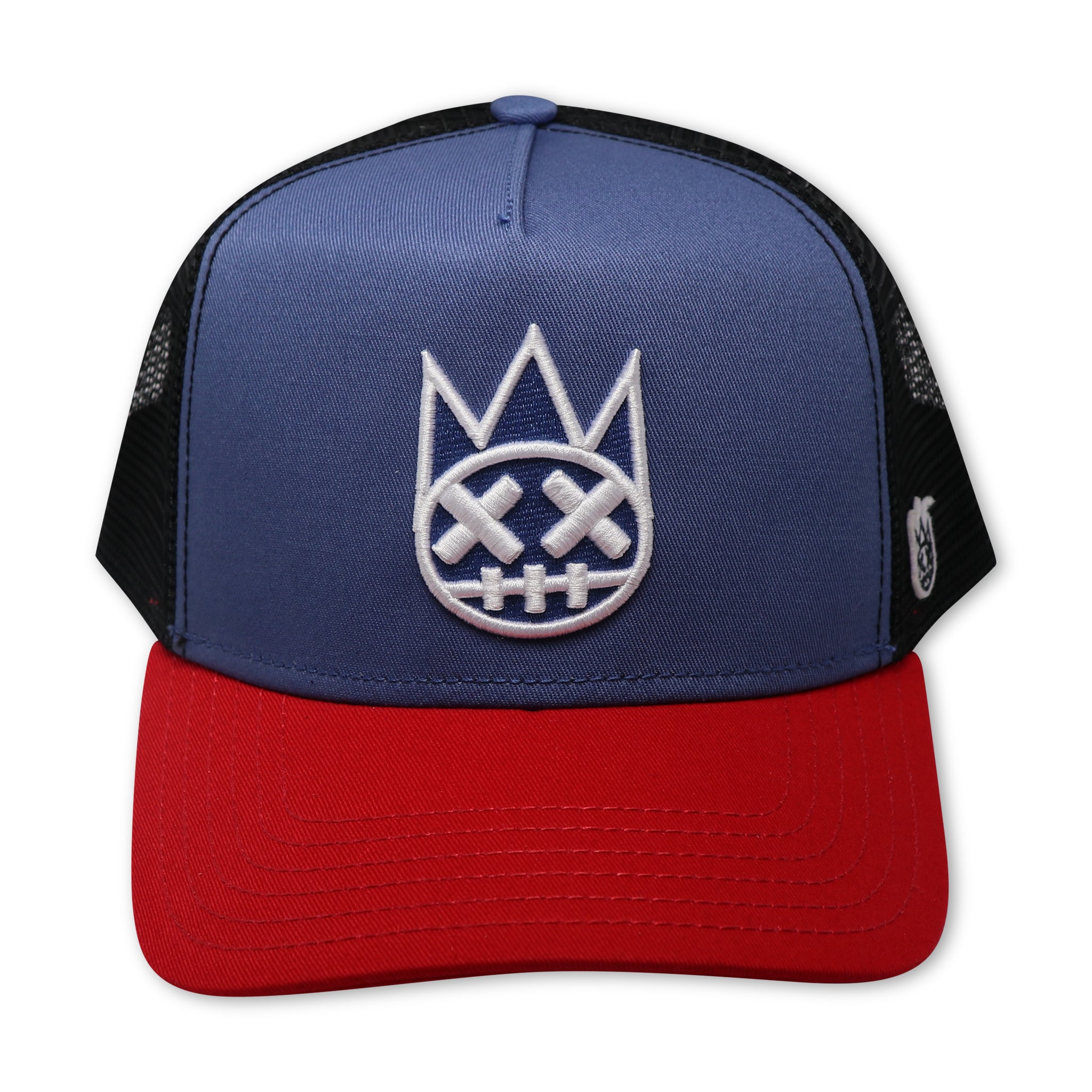 CULT MESH TRUCKER (BLUE / RED) SNAPBACK