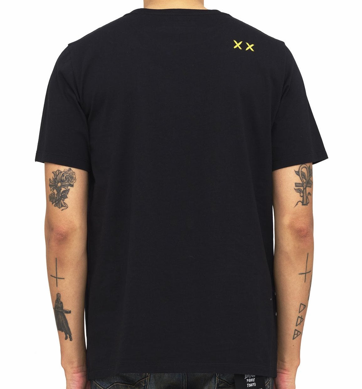 CULT S/S CREW T "BUBBLE" IN BLACK