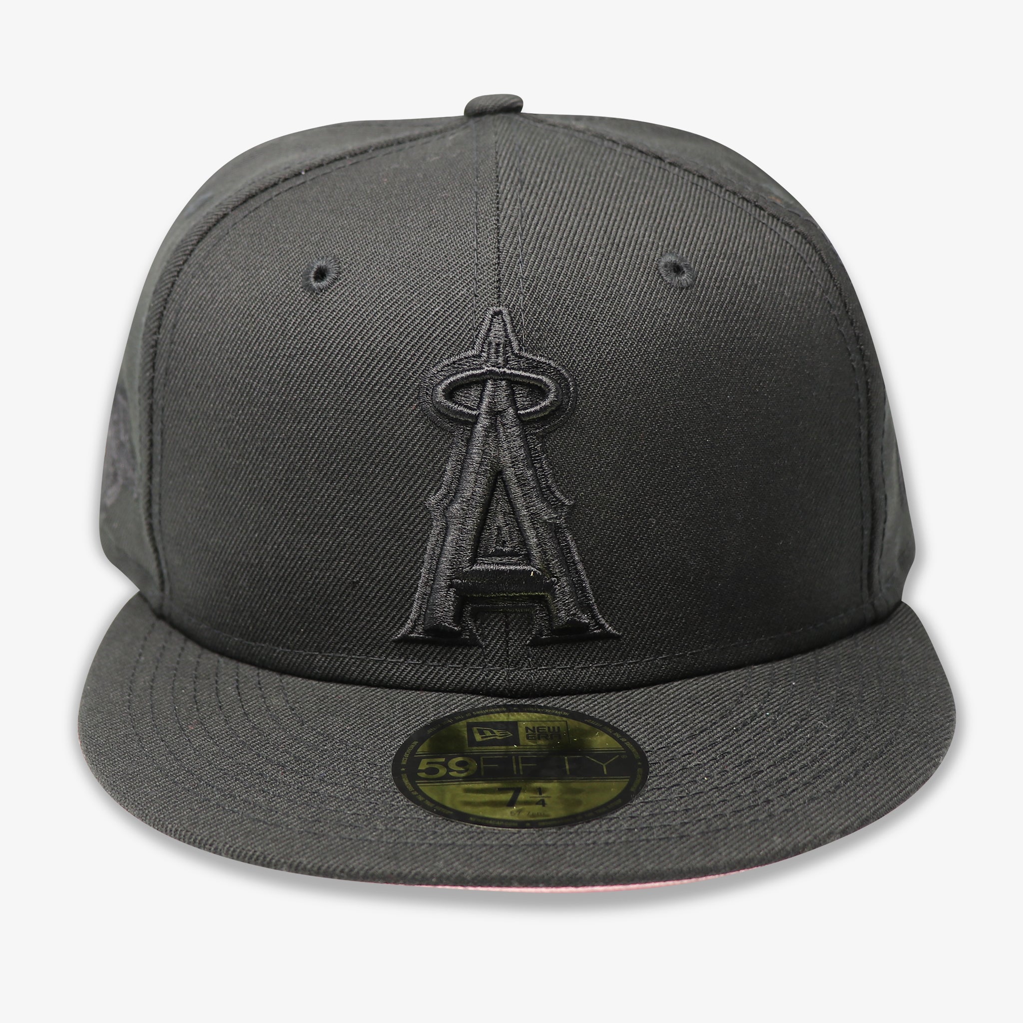 ANAHIEM ANGELS (2002 WS "BLACKOUT SERIES") NEW ERA 59FIFTY FITTED (PINK BOTTOM)