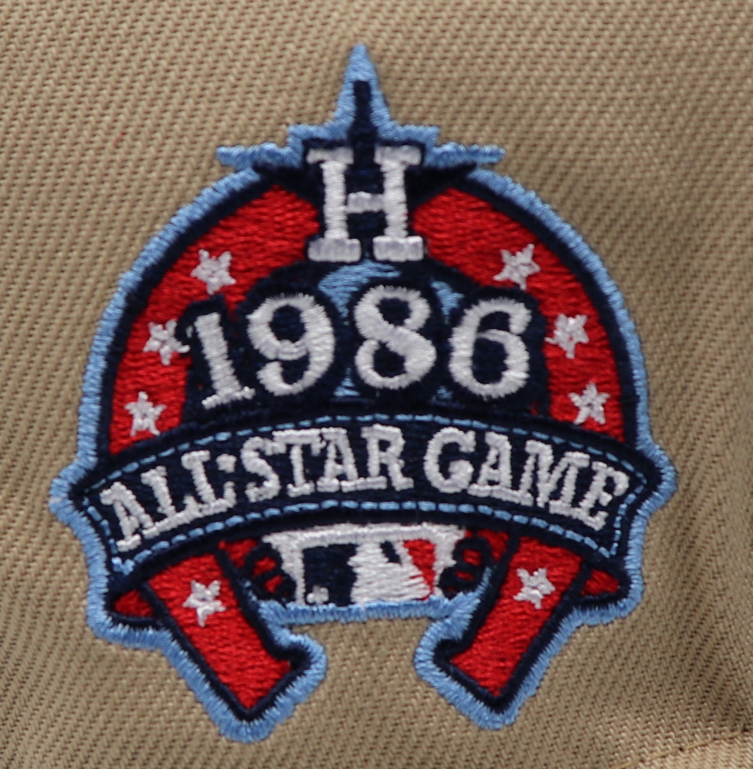 HOUSTON ASTROS (CAMEL) (1986 ALLSTARGAME) NEW ERA 59FIFTY FITTED (RED UNDER VISOR) (S)