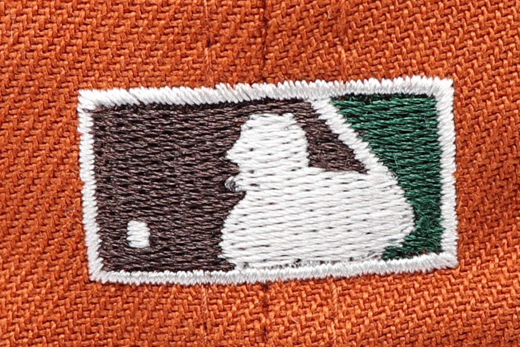 HOUSTON ASTROS (RUST) 50TH ANN NEW ERA 59FIFTY FITTED (DARK GREEN UNDER VISOR)