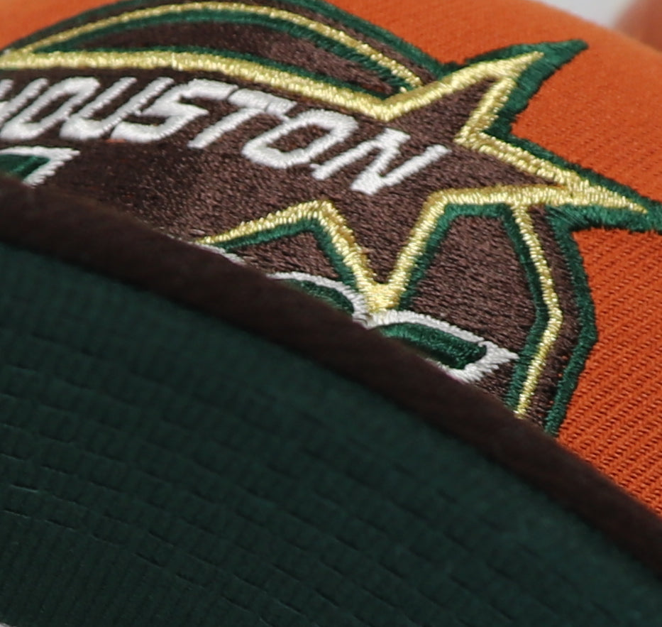 HOUSTON ASTROS (RUST) 50TH ANN NEW ERA 59FIFTY FITTED (DARK GREEN UNDER VISOR)