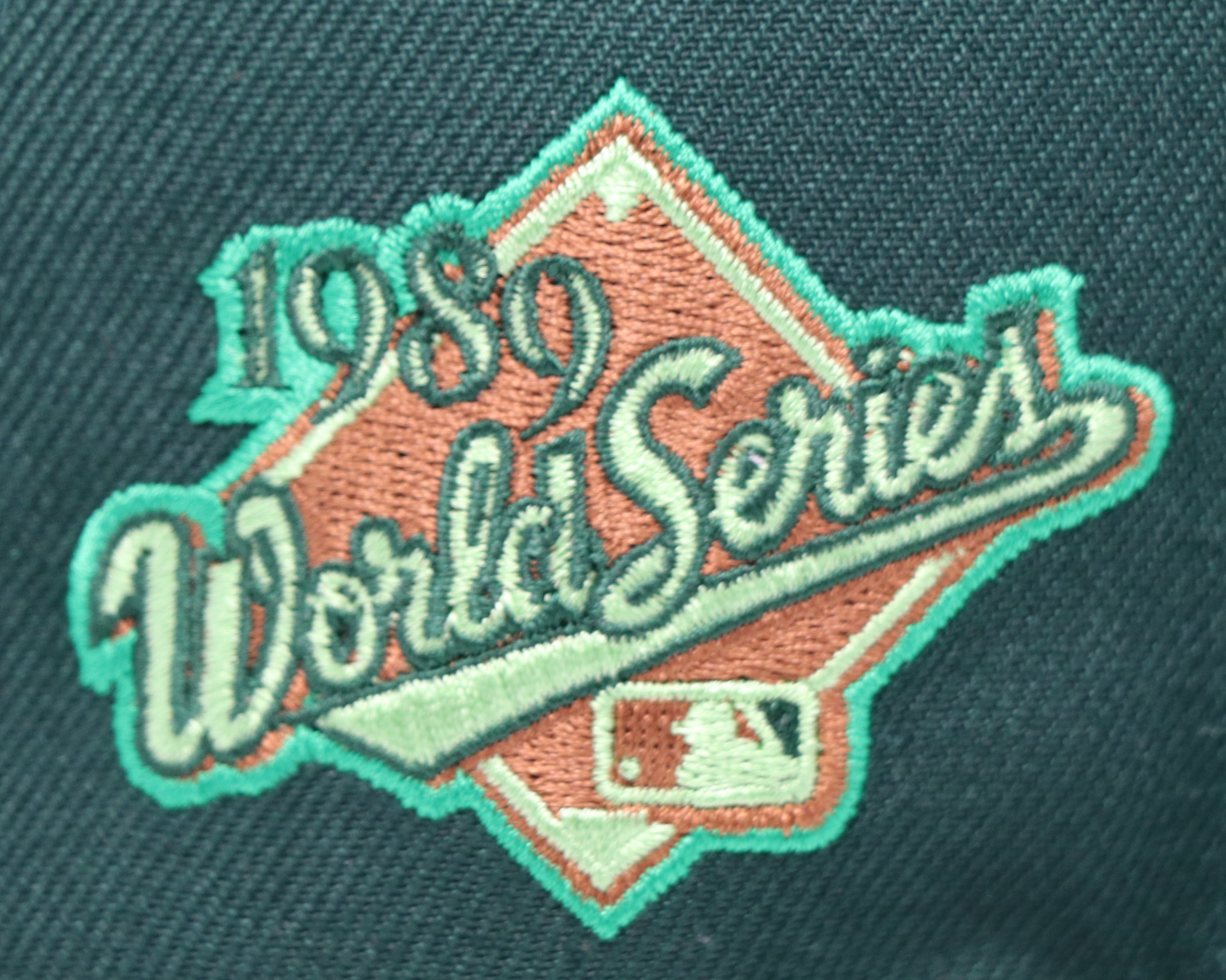OAKLAND ATHLETICS (GREEN) "1989 WORLD SERIES" NEW ERA 59FIFTY FITTED