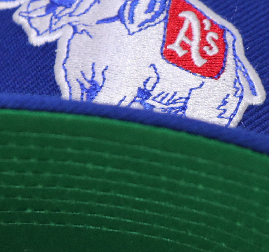 PHILADELPHIA ATHLETICS (ROYAL)"1933 ALL-STAR GAME"NEW ERA 59FIFTY FITTED (GREEN UNDER VISOR))