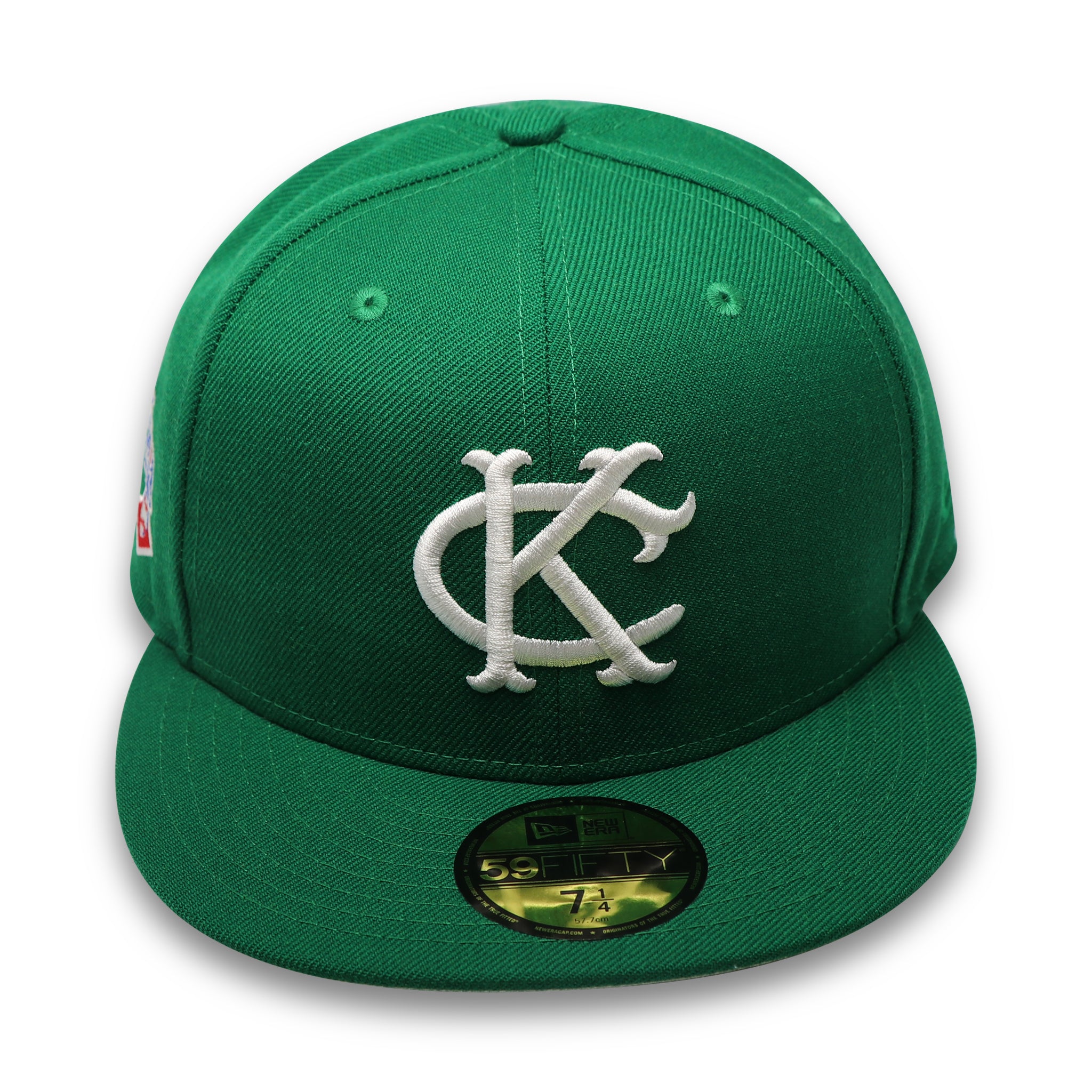 KANSAS CITY ATHLETICS  (GREEN) NEW ERA 59FIFTY FITTED (OFF-WHITE UNDER VISOR)