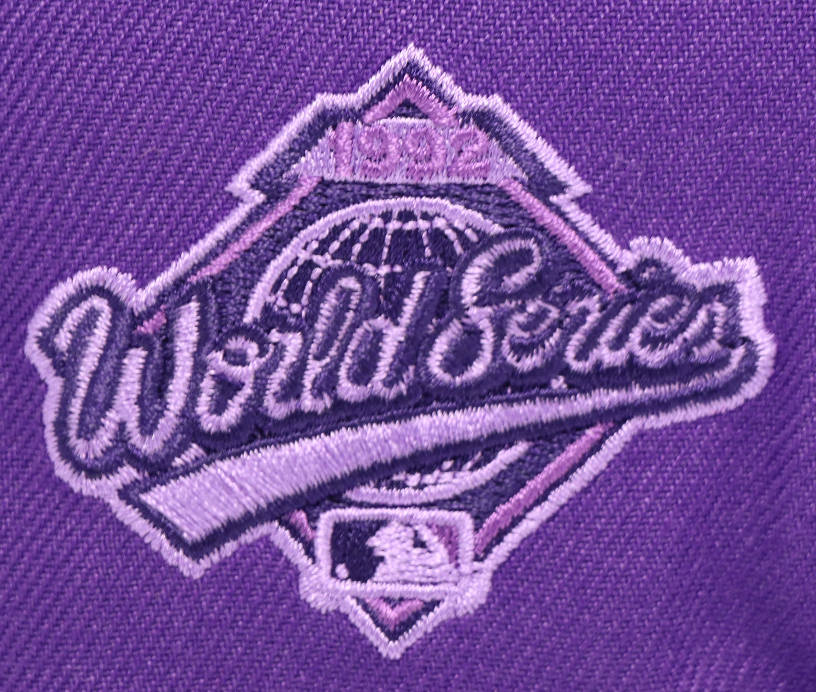 TORONTO BLUEJAYS (GRAPE) "1992 WORLD SERIES"  59FIFTY NEW ERA FITTED (LAVENDER UNDER VISOR)