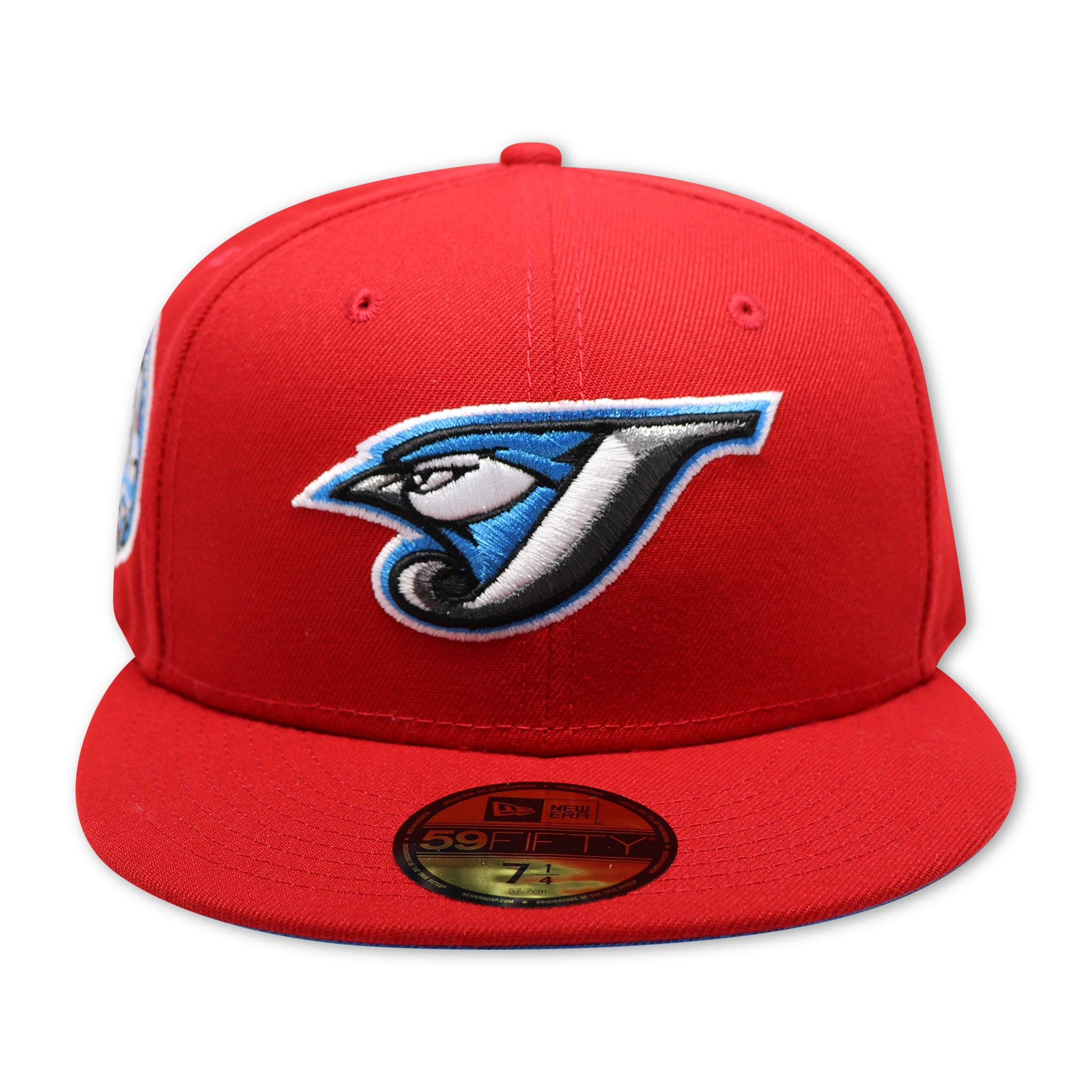 TORONTO BLUEJAYS "RED" (30th SEASON) NEW ERA 59FIFTY FITTED (C-BLUE UNDER VISOR)