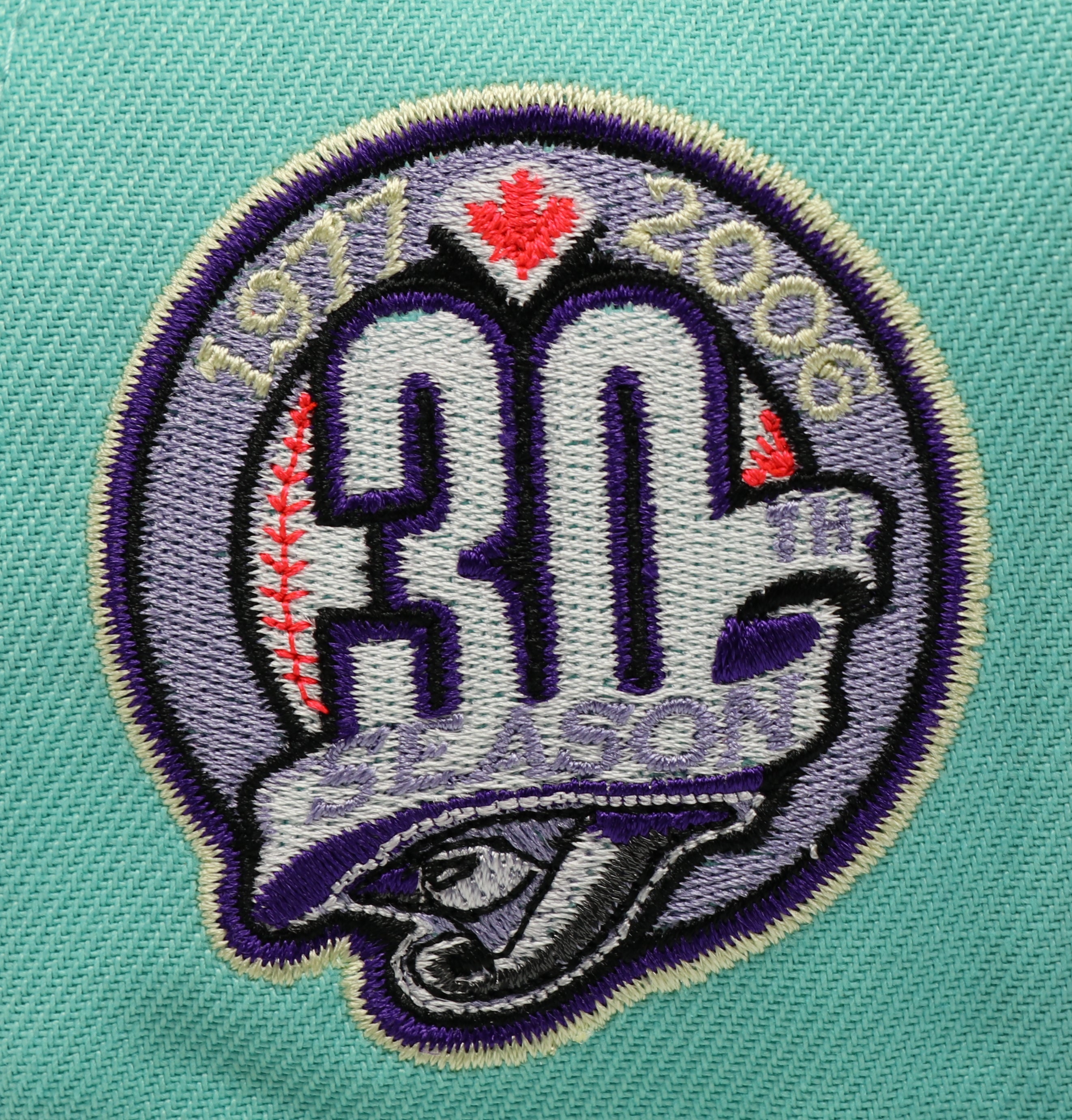 TORONTO BLUEJAYS (MINT) (30TH ANNIVERSARY) NEW ERA 59FIFTY FITTED (LAVA UNDER VISOR)