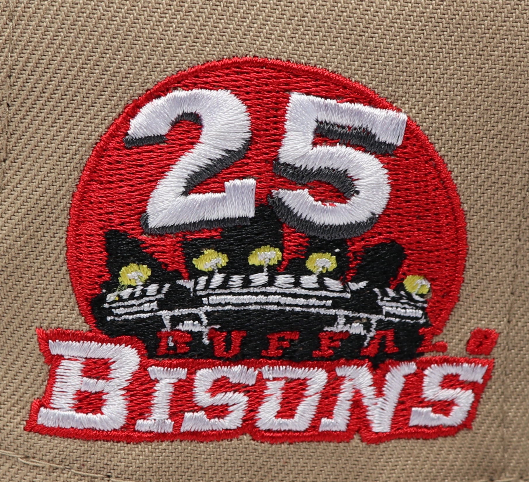 BUFFALO BISONS (CAMEL) (25TH ANN) NEW ERA 59FIFTY FITTED
