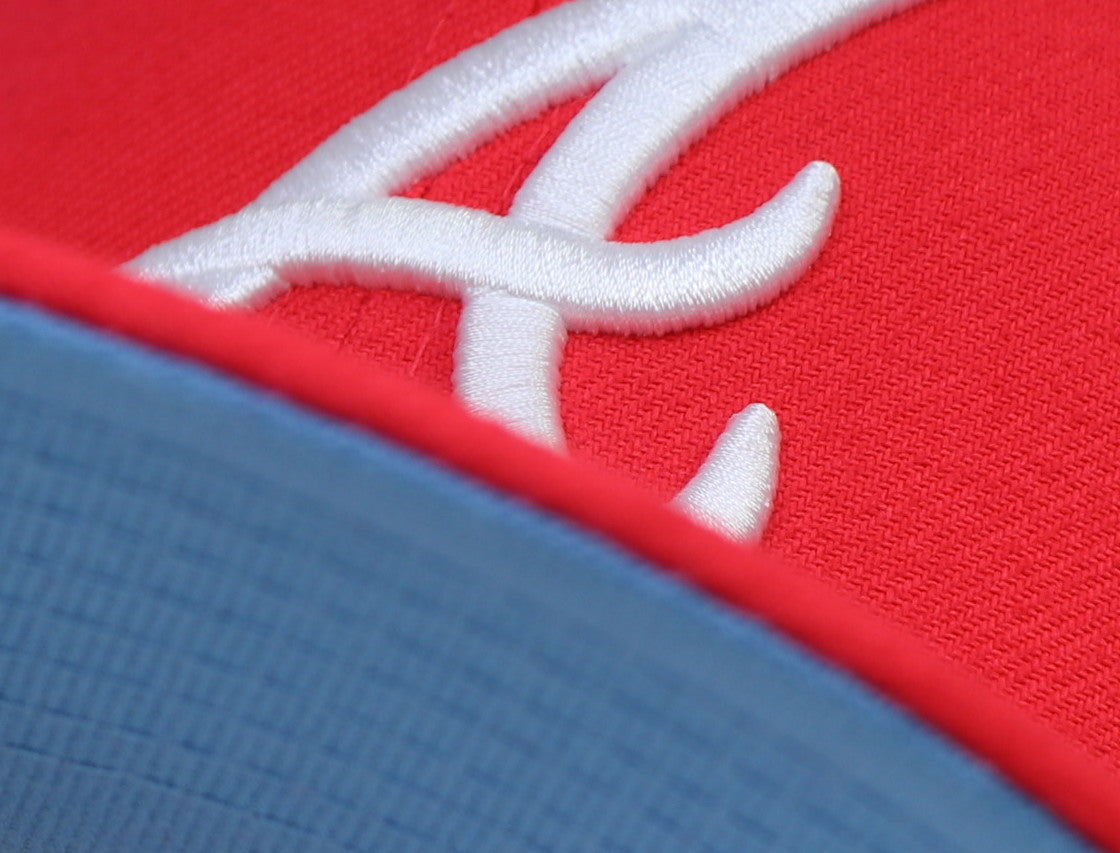 ATLANTA BRAVES (INFARED) "2000 ALLSTARGAME" NEW ERA 59FIFTY FITTED (SKY BLUE UNDER VISOR) (S)
