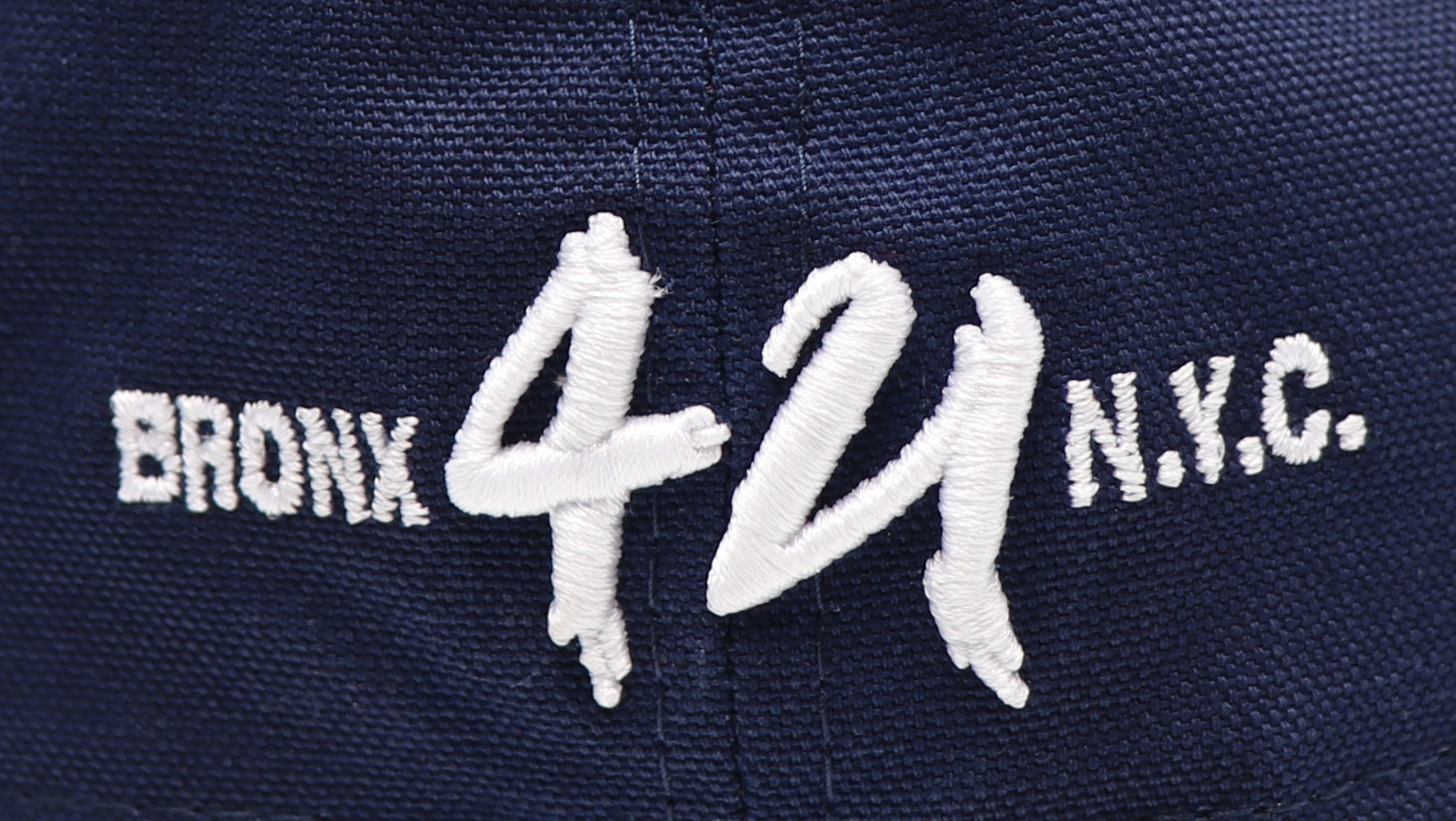 THE BOOGIE DOWN BRONX (NAVY) 59FIFTY FITTED (SKY BLUE BOTTOM)