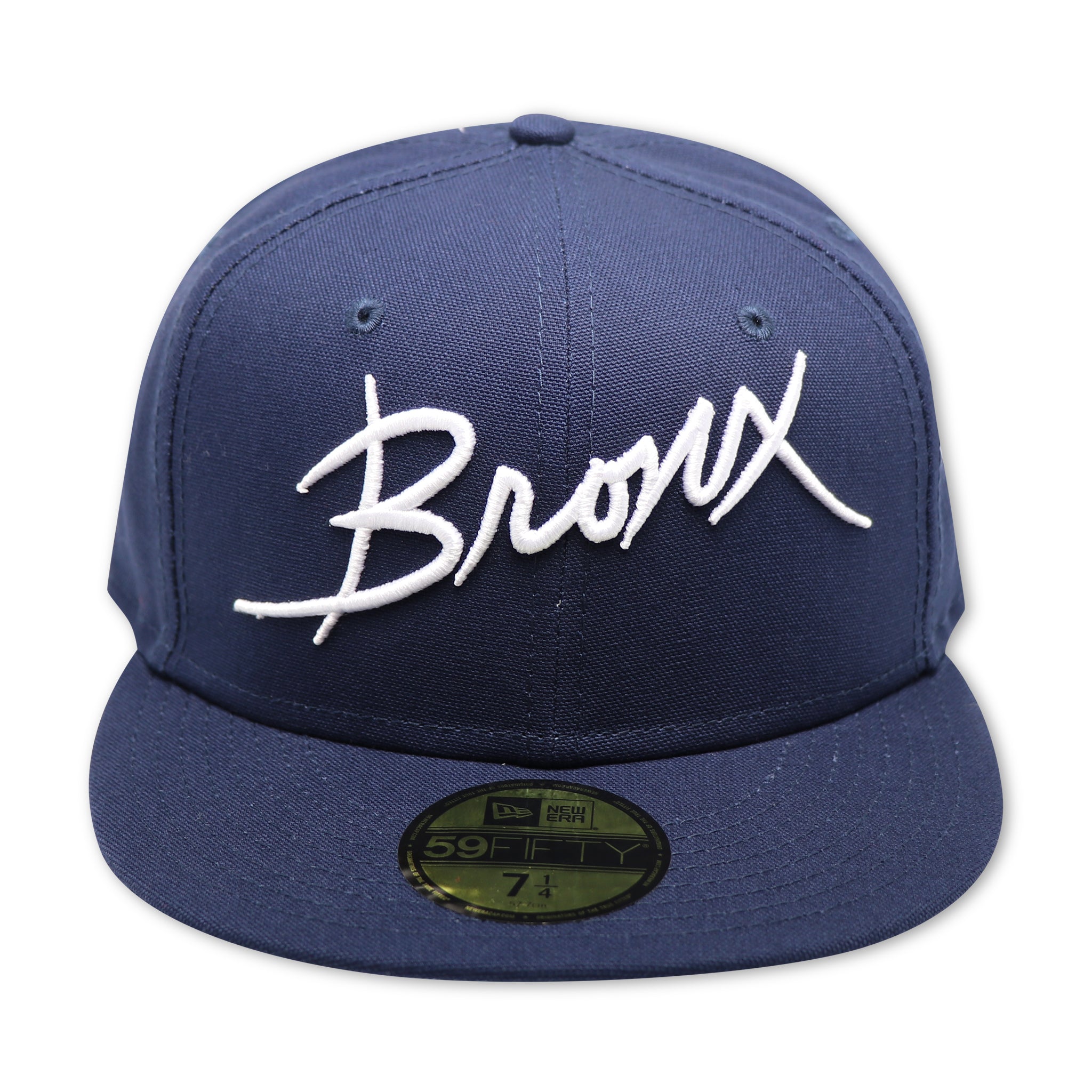 THE BOOGIE DOWN BRONX (NAVY) 59FIFTY FITTED (SKY BLUE BOTTOM)