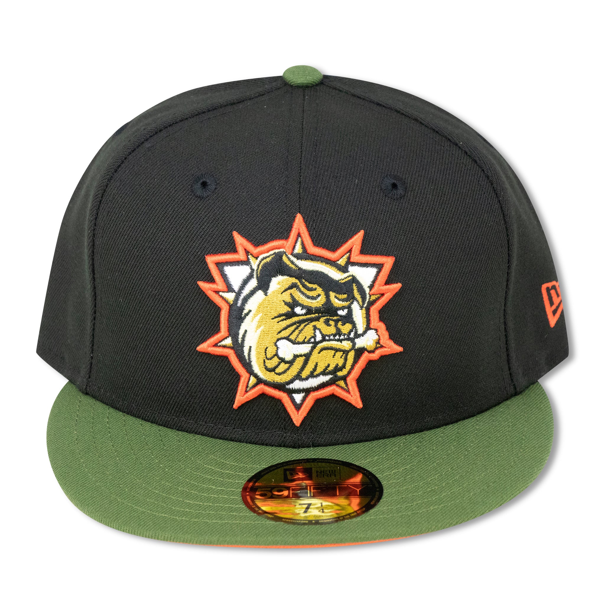 HAMILTON BULLDOGS NEW ERA 59FIFTY FITTED (ORANGE BOTTOM) (AIR JORDAN 6 TRAVIS SCOTT)