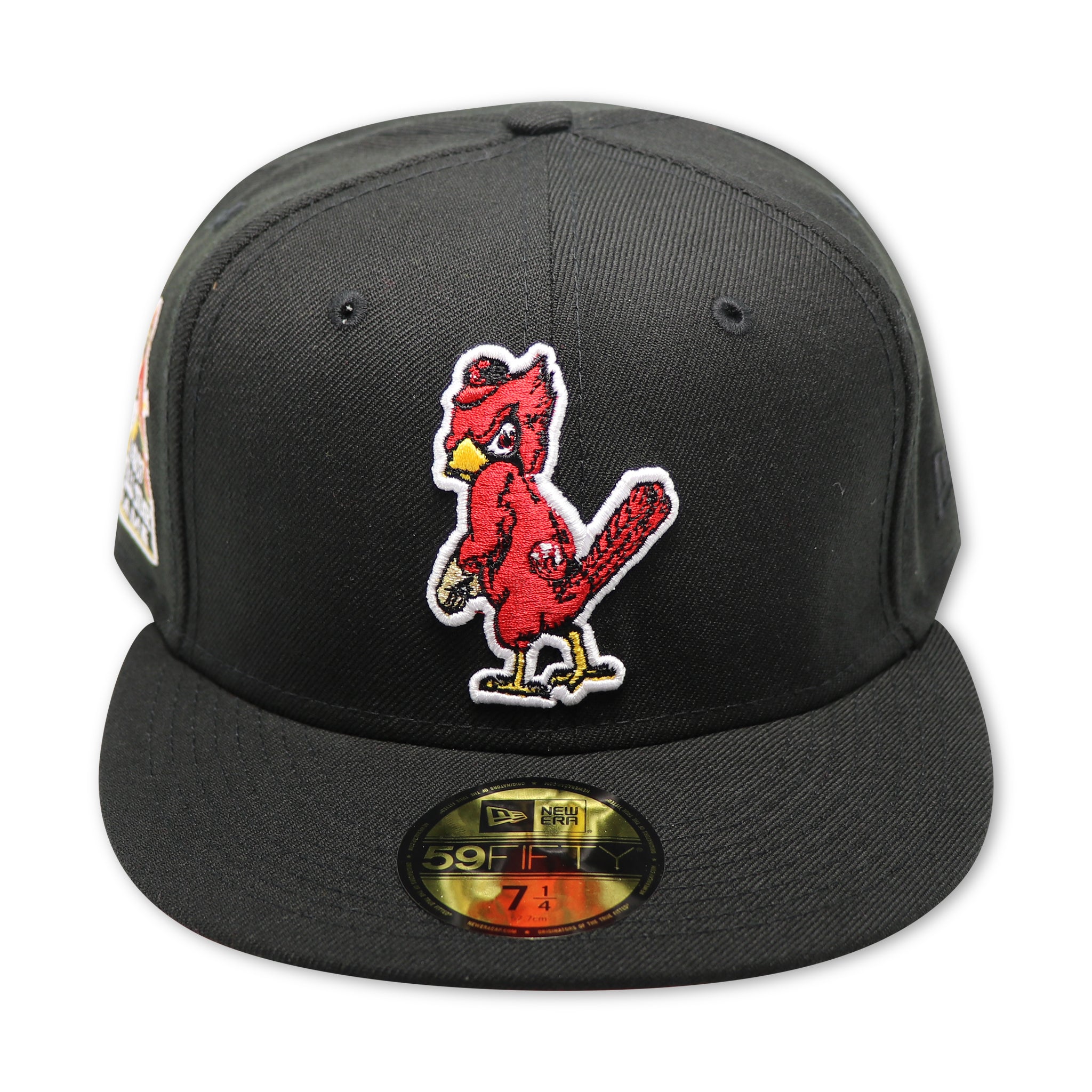 ST. LOUIS CARDINALS (BLACK) (1957 ALLSTARGAME) NEW ERA 59FIFTY FITTED ( RED UNDER VISOR)