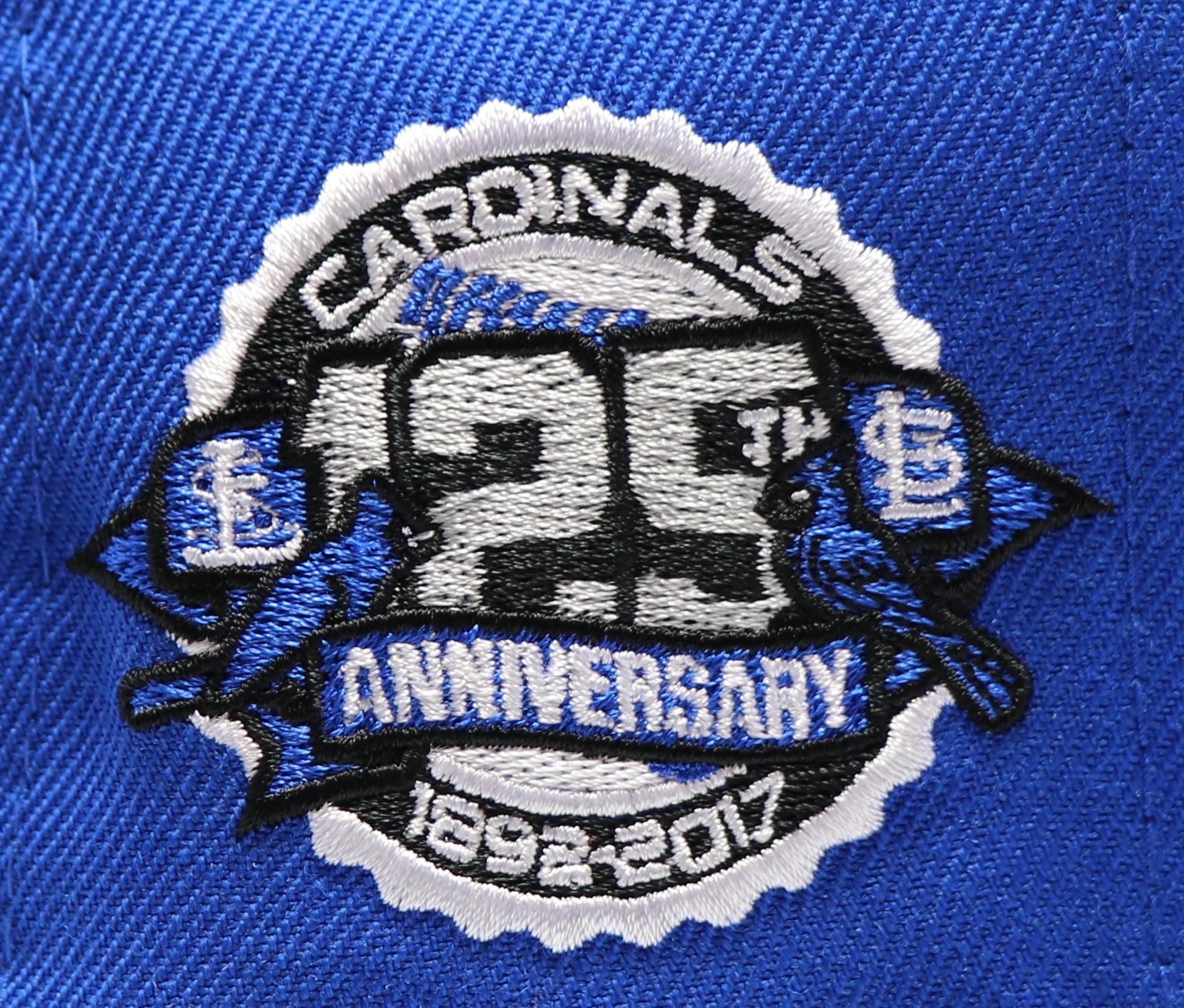 ST. LOUIS CARDINALS (ROYAL) (125TH ANNIVERSARY) NEW ERA 59FIFTY FITTED (GREY UNDER VISOR)