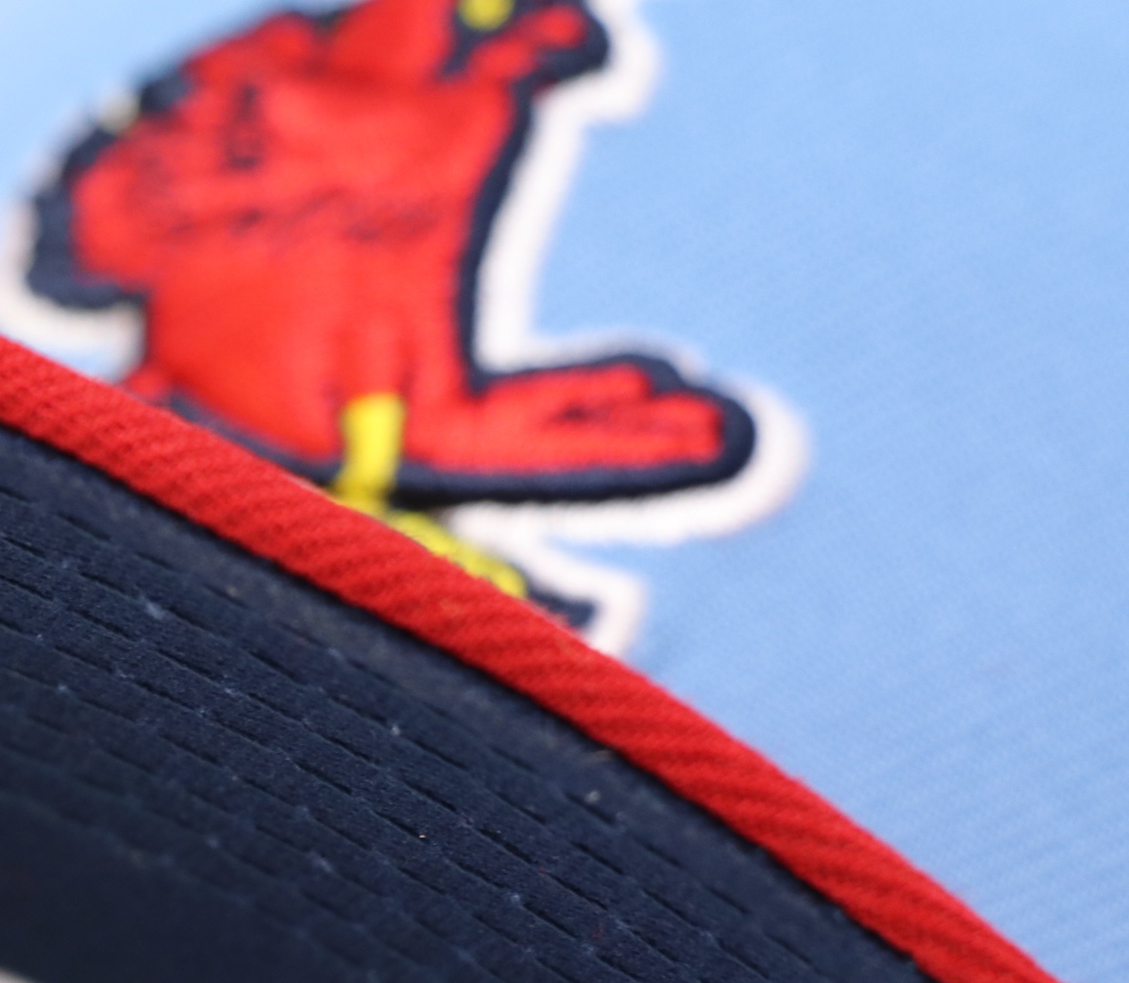 ST. LOUIS CARDINALS (BUSCH STADIUM "1966-2005") NEW ERA 59FIFTY FITTED (NAVY UNDER VISOR)