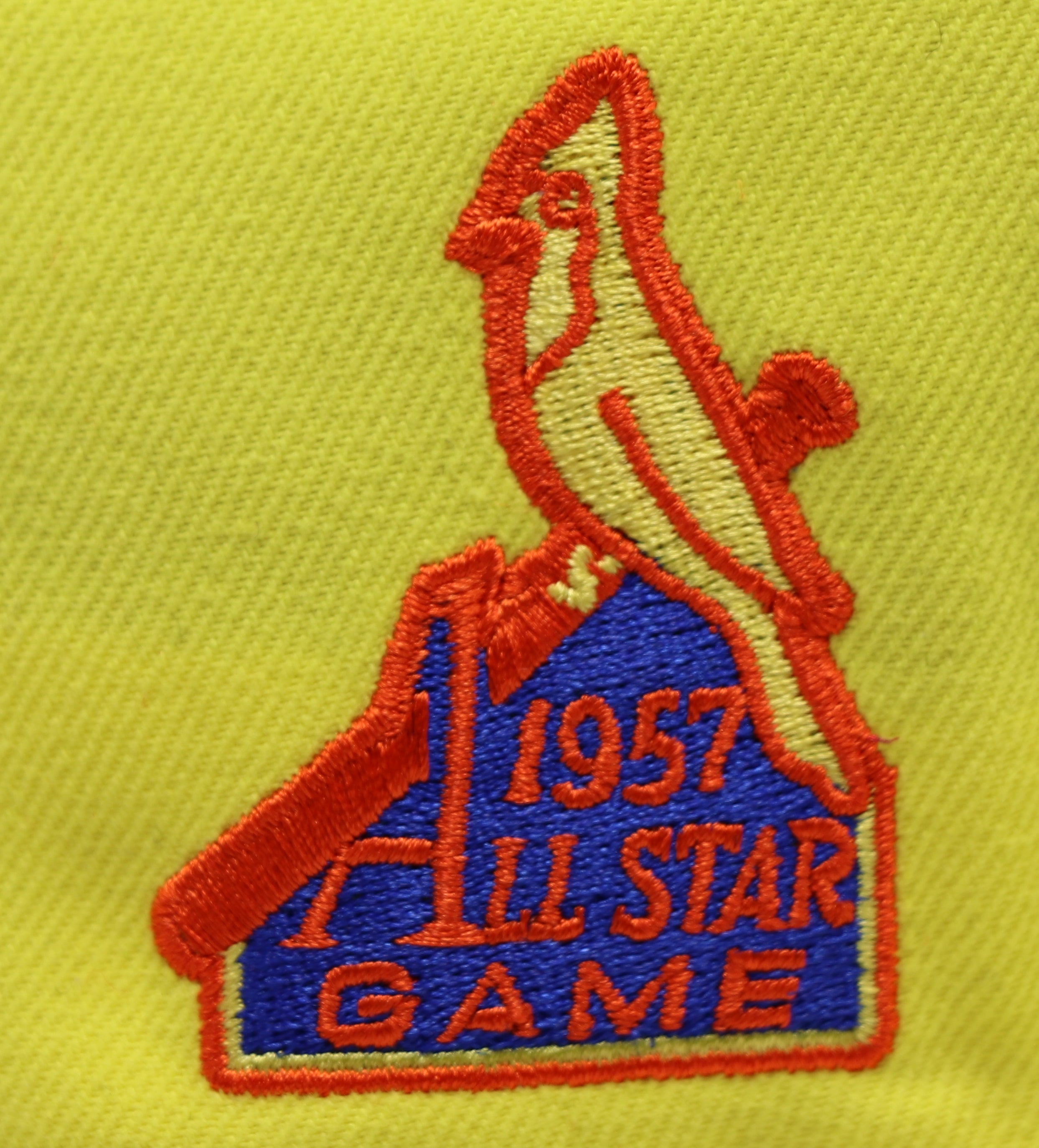ST.LOUIS CARDINALS (TWEETY)  (1957 ALLSTAR GAME) NEW ERA 59FIFTY FITTED (ORANGE UNDERVISOR)