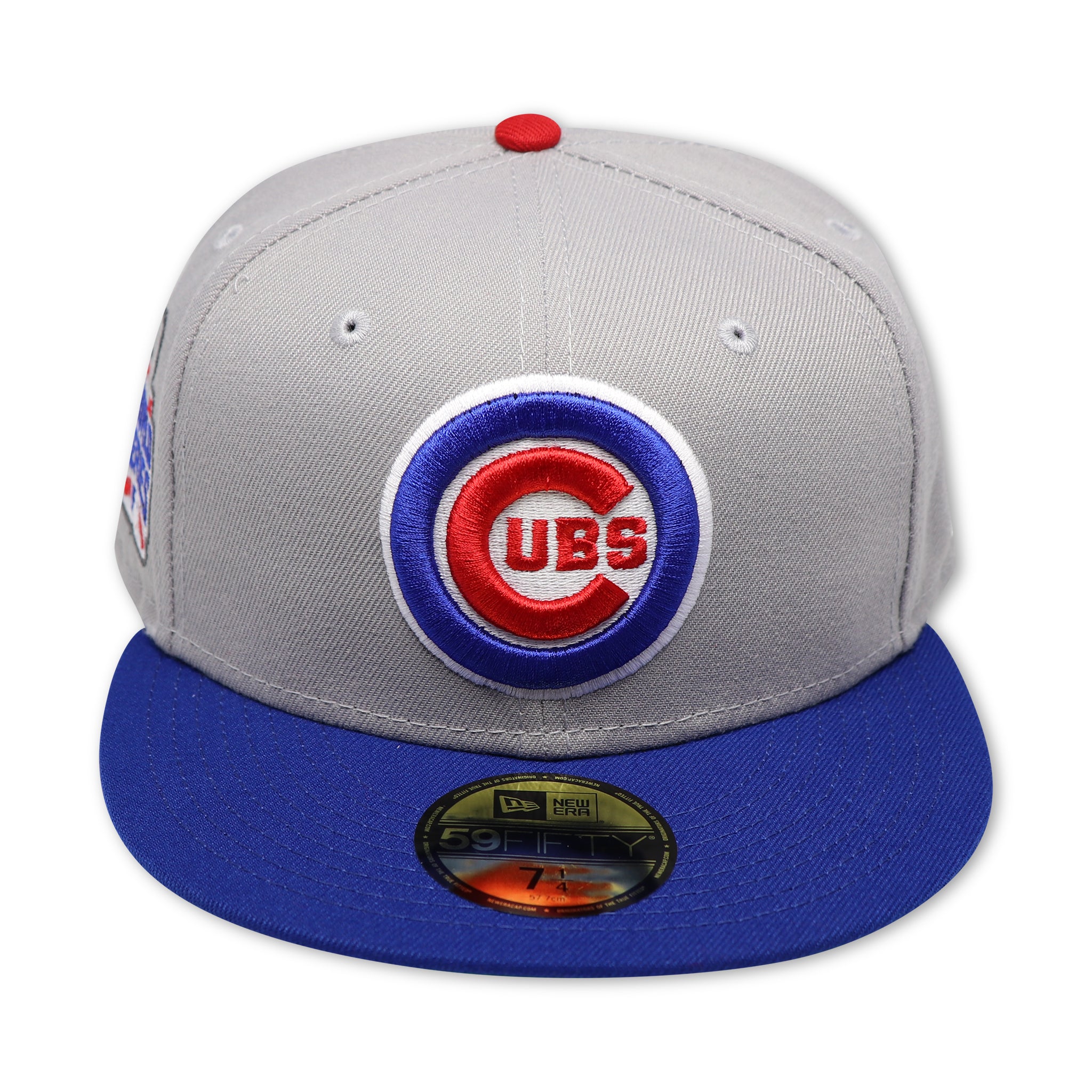 CHICAGO CUBS "ROAD" (2016 WORLD SERIES) NEW ERA 59FIFTY FITTED (GREEN UNDER VISOR)