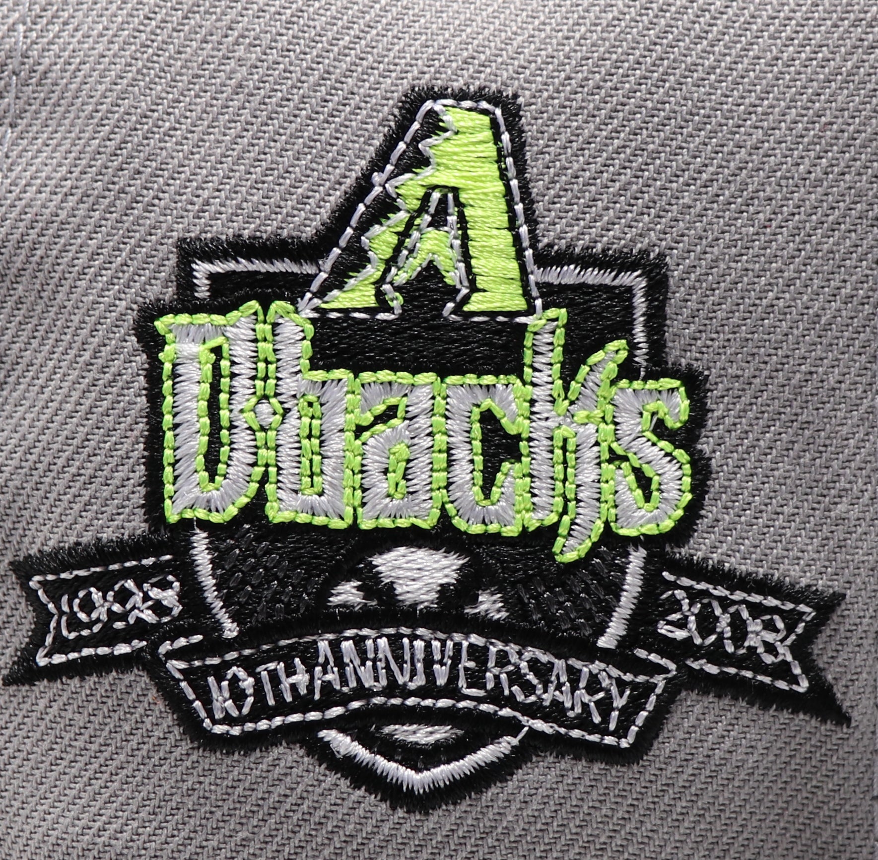 ARIZONA DIAMONDBACKS (10TH ANNIVERSARY) NEW ERA 59FIFTY FITTED (NEON UNDER VISOR)