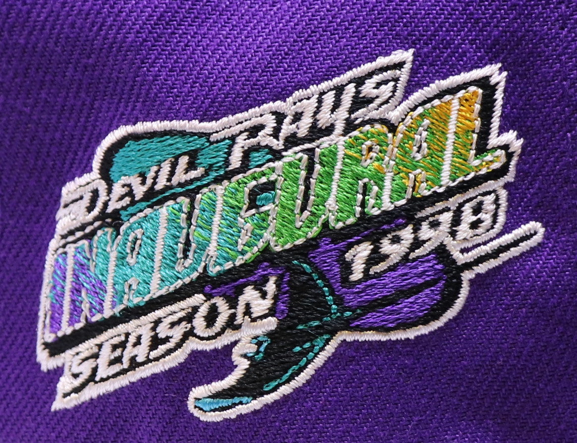 TAMPA BAY DEVIL RAYS (PURPLE) "1998 INAUGURAL SEASON" NEW ERA 59FIFTY FITTED (JOKER COLORS)