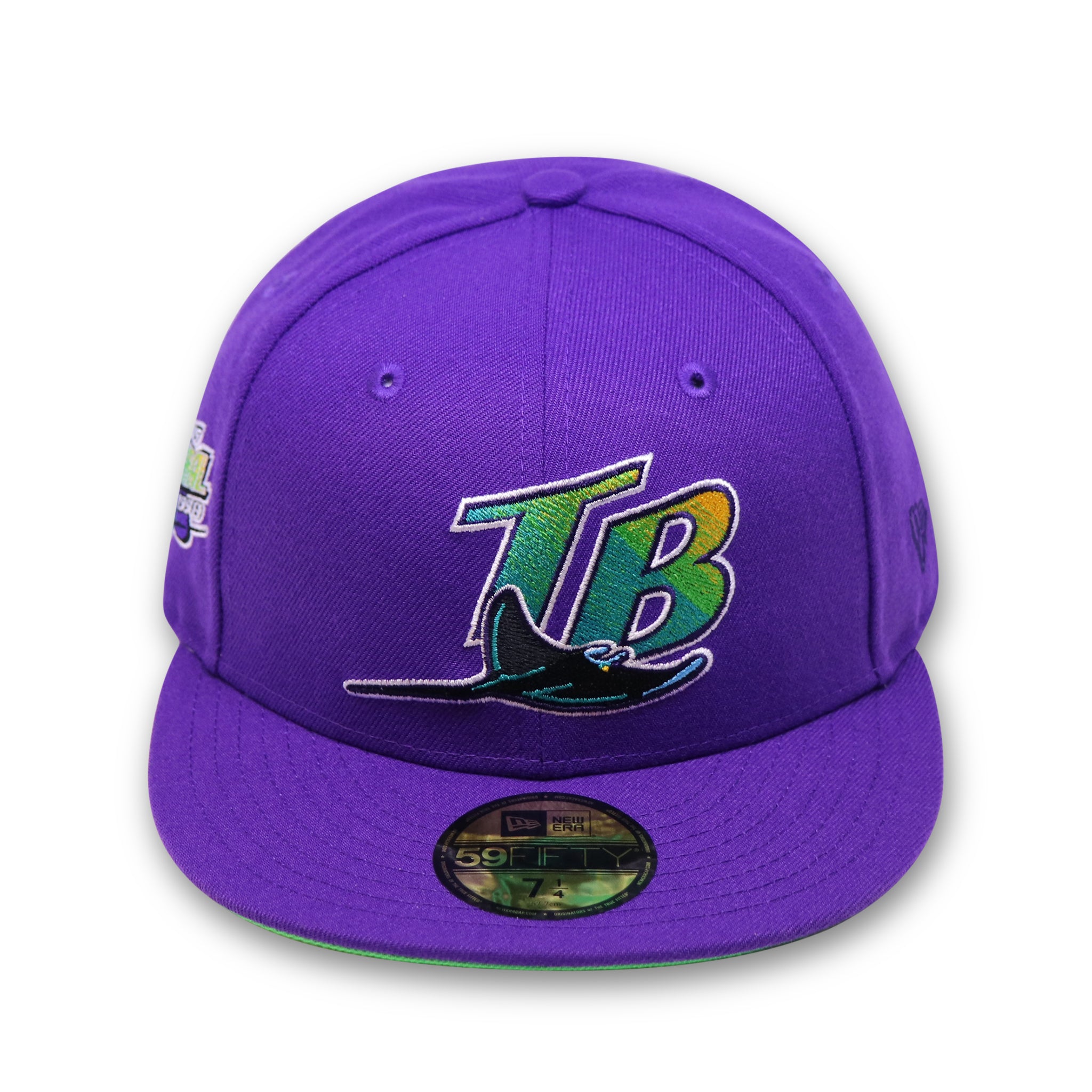 TAMPA BAY DEVIL RAYS (PURPLE) 1998 INAUGURAL SEASON NEW ERA 59FIFTY  FITTED (JOKER COLORS)