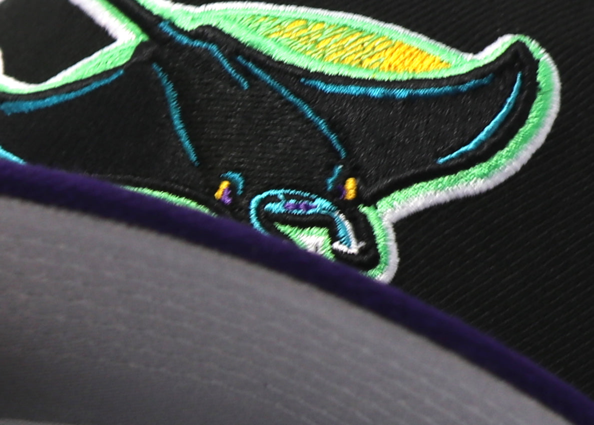 TAMPA BAY DEVIL RAYS(2-TONE) (1998-2000 ALT) NEW ERA 59FIFTY FITTED (GREY BRIM)