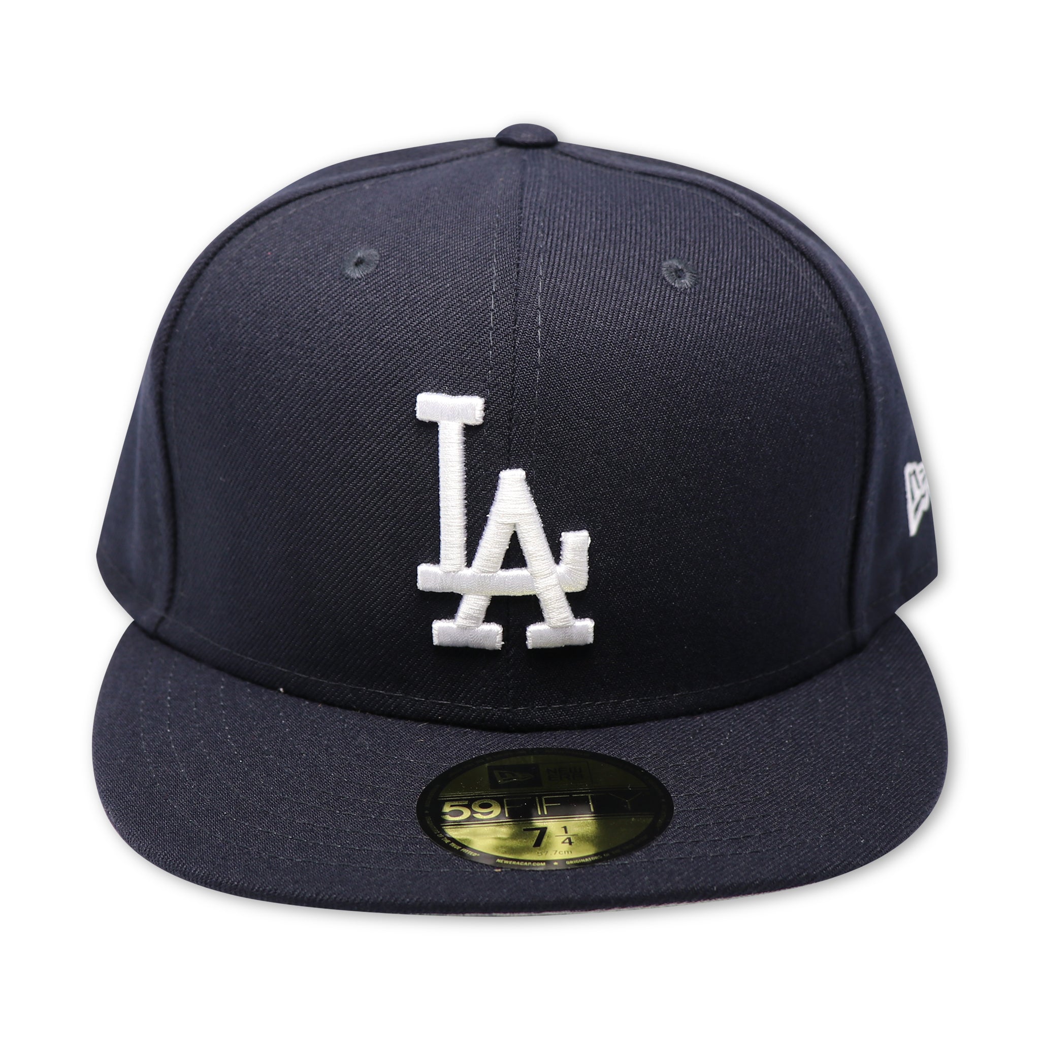 LOS ANGELES DODGERS (NAVY) NEW ERA 59FIFTY FITTED (GREY BOTTOM)