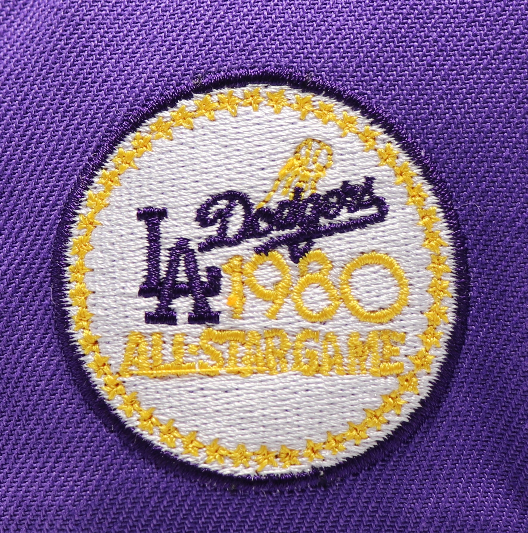 LOS ANGELES DODGERS (PURPLE) (1980 ALLSTARGAME) NEW ERA 59FIFTY FITTED (YELLOW UNDER VISOR)