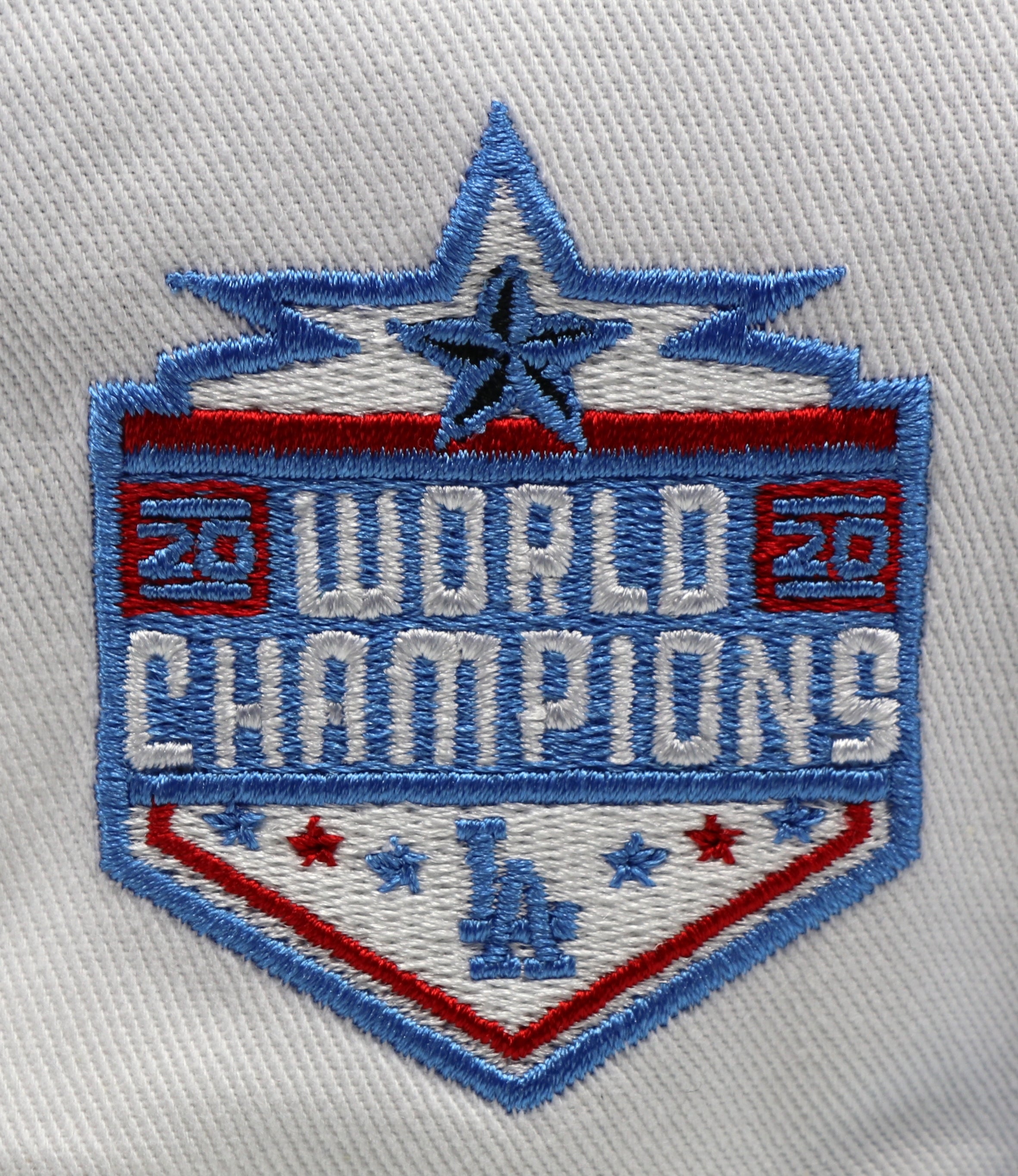 LOS ANGELES DODGERS (WHITE) "2020 WORLD CHAMPIONS" NEW ERA 59FIFTY FITTED