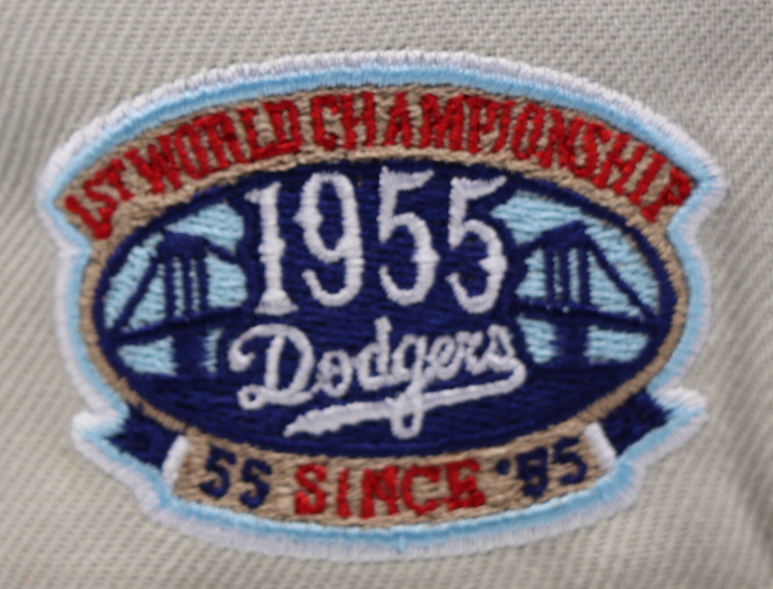 BROOKLYN DODGERS (STONE) (1955 WORLDSERIES CHAMPIONS) NEW ERA 59FIFTY FITTED