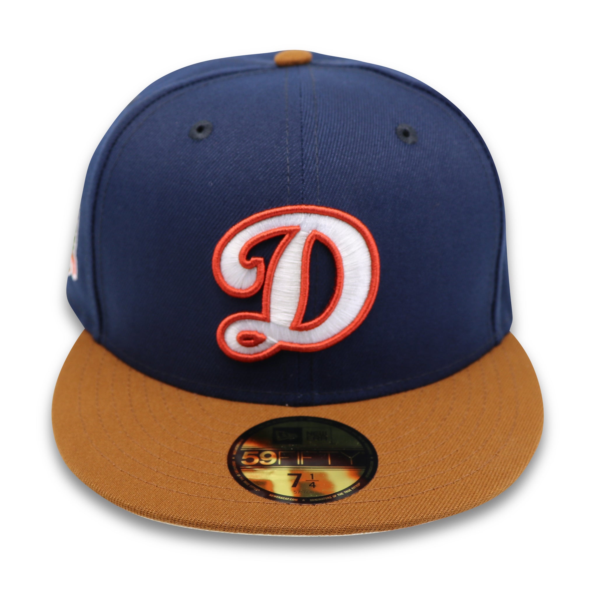 LOS ANGELES DODGERS (NAVY) (60TH ANN) NEW ERA 59FIFTY FITTED (OFF-WHITE UNDER VISOR)