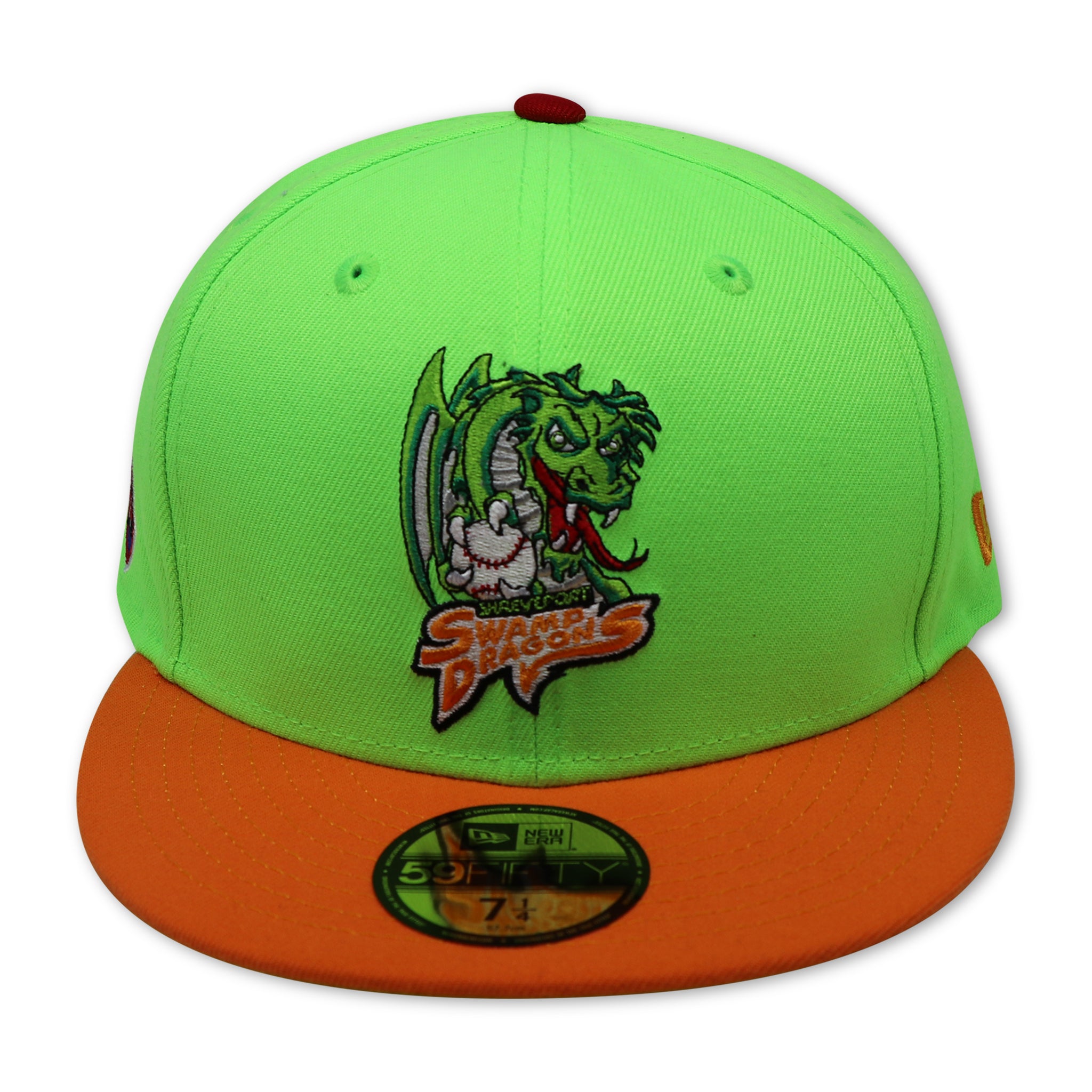 SHREVEPORT SWAMP DRAGONS NEW ERA 59FIFTY FITTED (YELLOW UNDER VISOR)