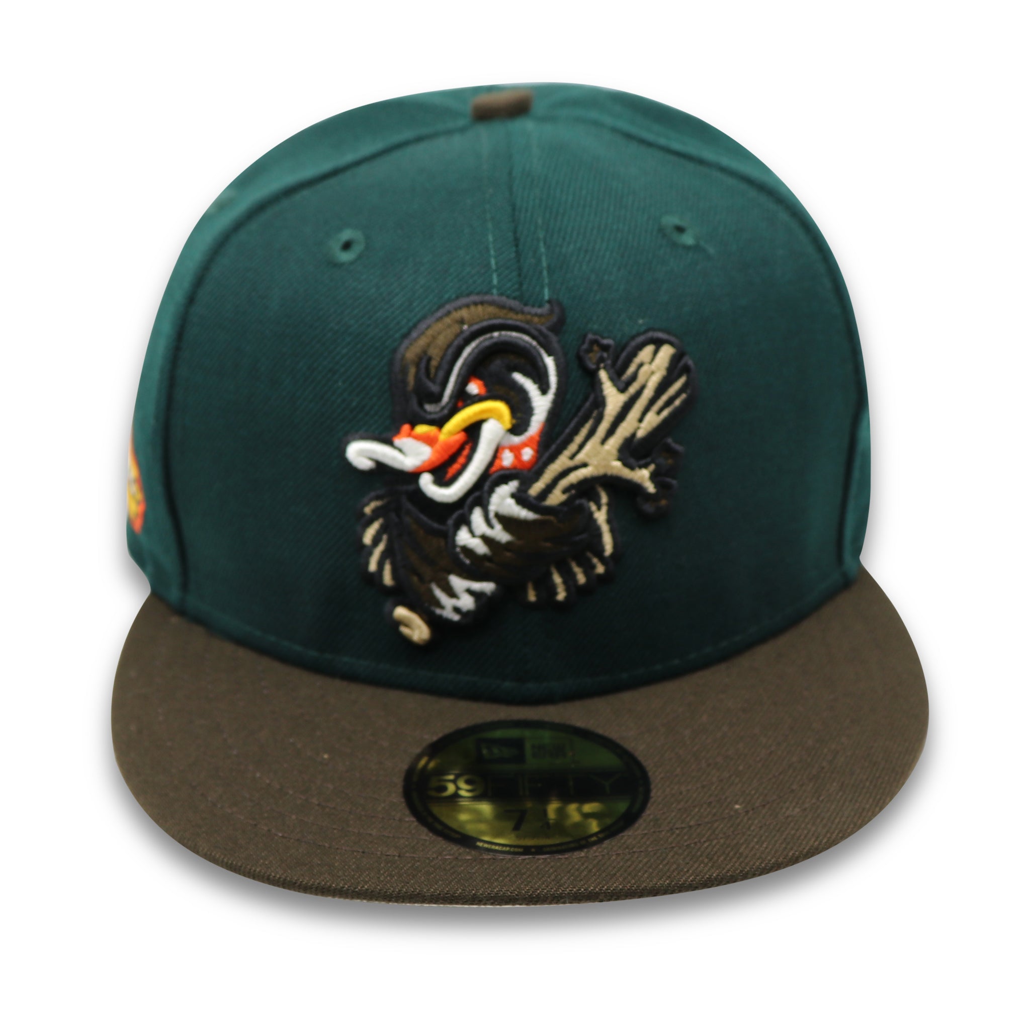 DOWN EAST DUCKS (DK-GREEN) NEW ERA 59FIFTY FITTED (OFF-WHITE UNDER VISOR)