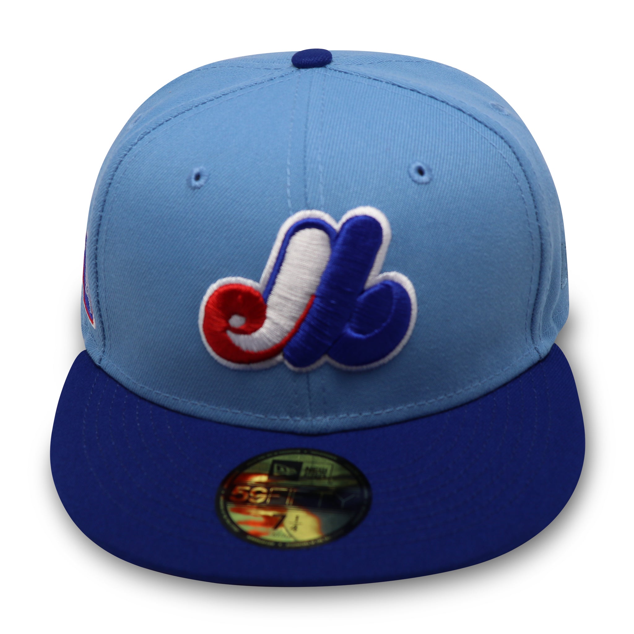 MONTREAL EXPOS "OLYMPIC STADIUM" NEW ERA 59FIFTY FITTED (RED UNDER VISOR)