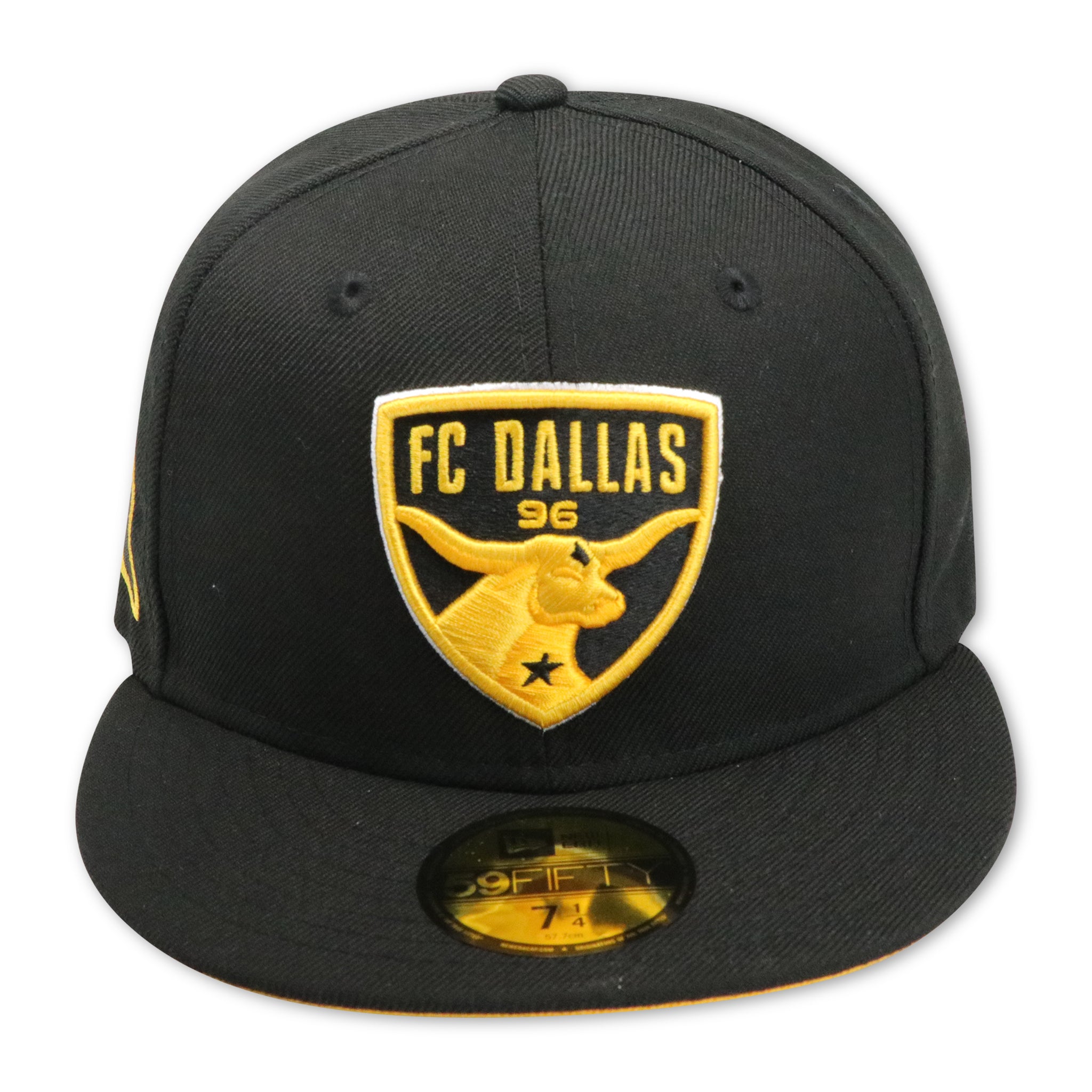 FC DALLAS (LAMBO) NEW ERA 59FIFTY FITTED (YELLOW UNDER VISOR )