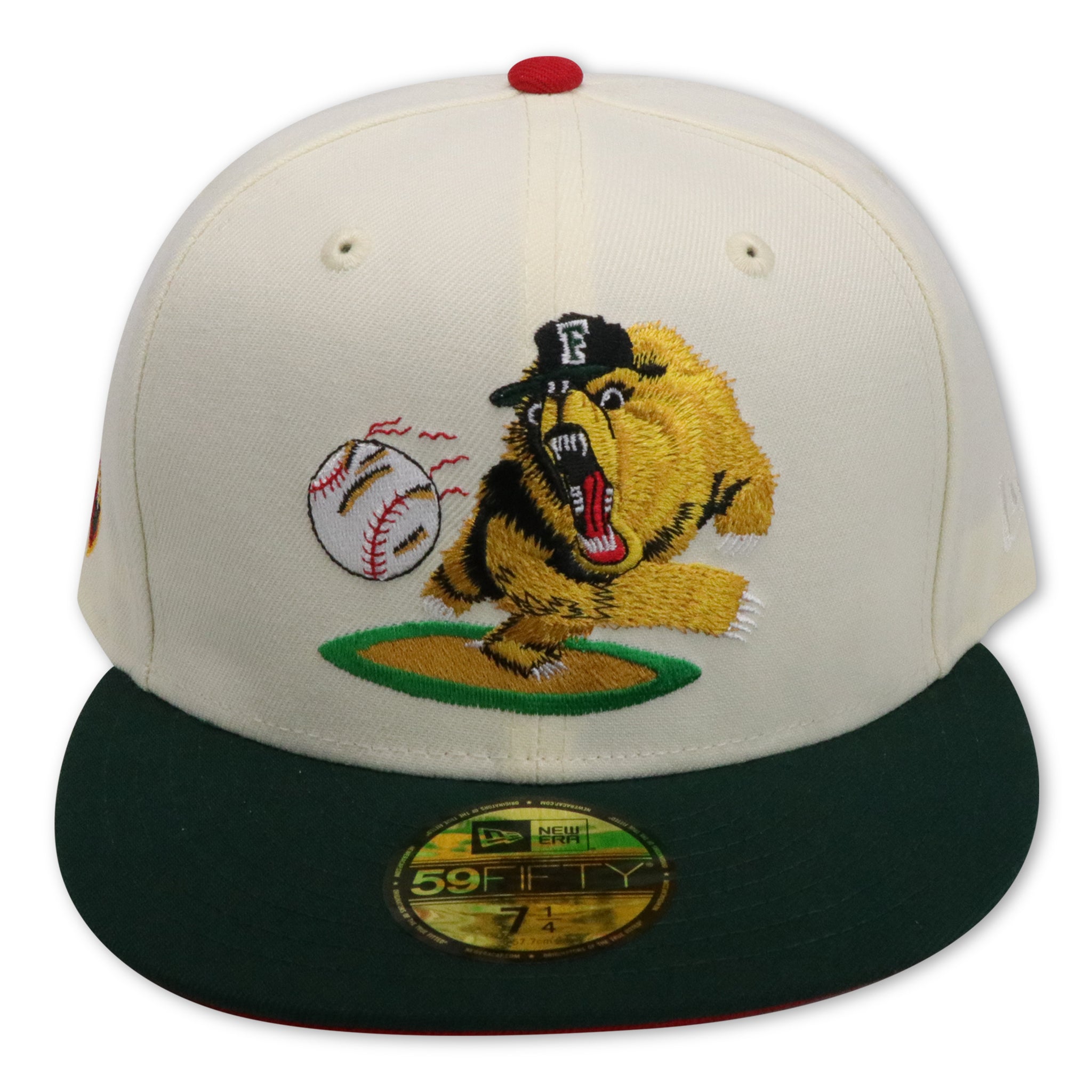 FRESNO GRIZZLIES (2-TONE) NEW ERA 59FIFTY FITTED (RED UNDER VISOR)