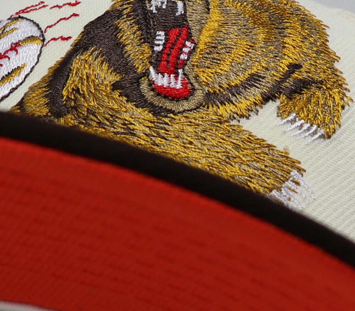FRESNO GRIZZLIES (OFF-WHITE) "CALI LEAGUE" NEW ERA 59FIFTY FITTED (ORANGE UNDER VISOR)