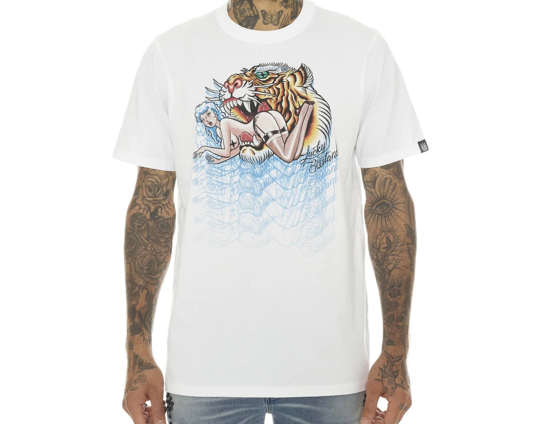 CULT OF INDIVIDUALITY "LUCKY BASTARD TIGER" TEE