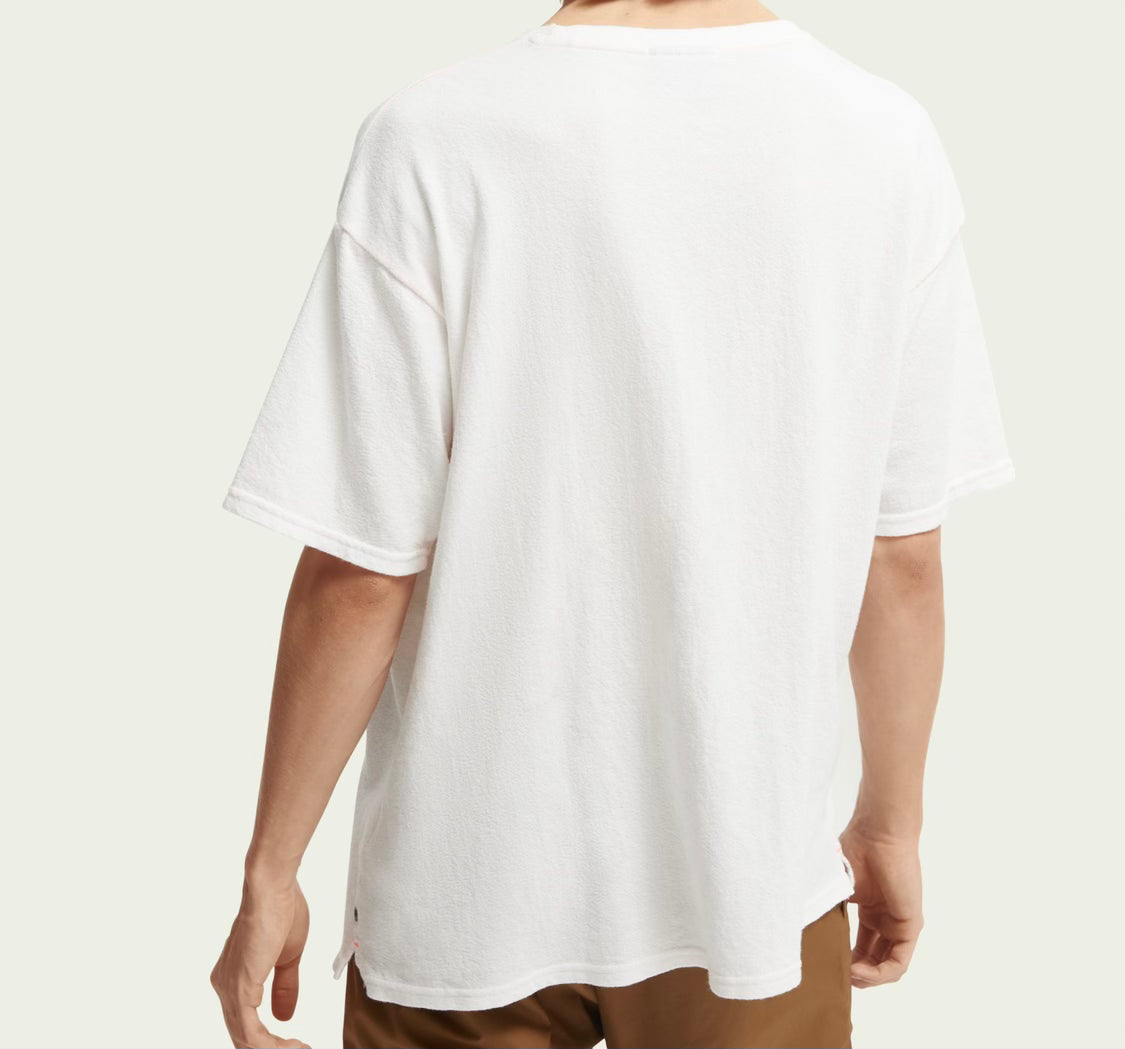 SCOTCH & SODA "ORGANIC GRAPHIC SLUB" T-SHIRT