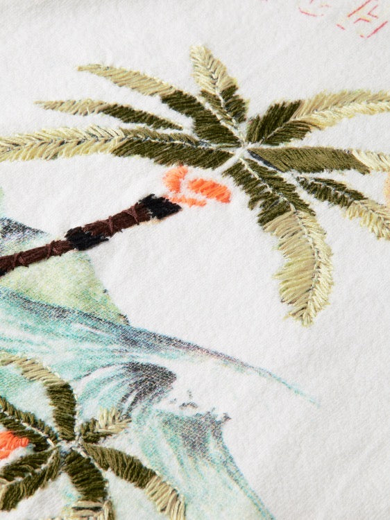 SCOTCH & SODA "ORGANIC GRAPHIC SLUB" T-SHIRT