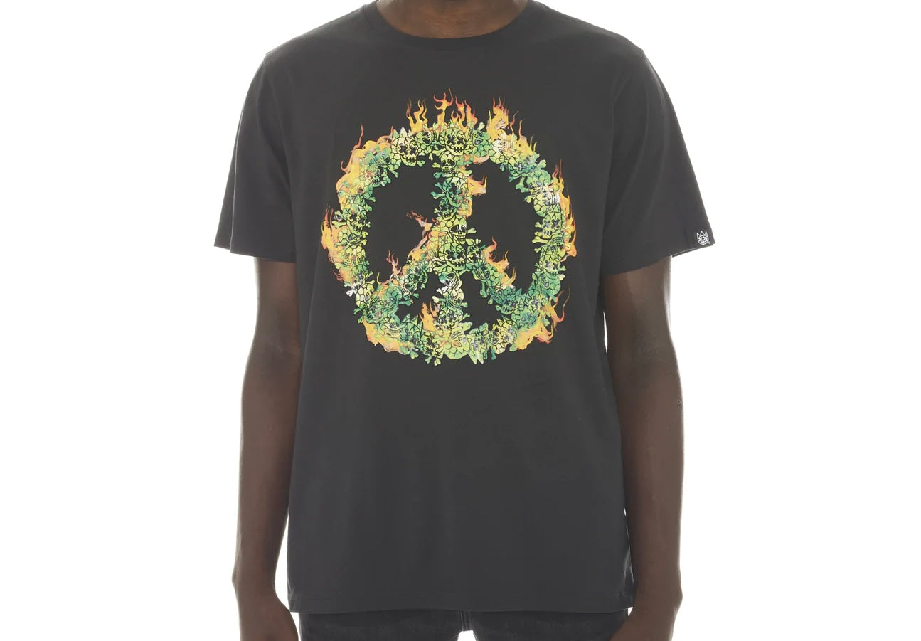 CULT OF INDIVIDUALITY "PEACE IN CHAOS" SHORT SLEEVE CREW NECK TEE