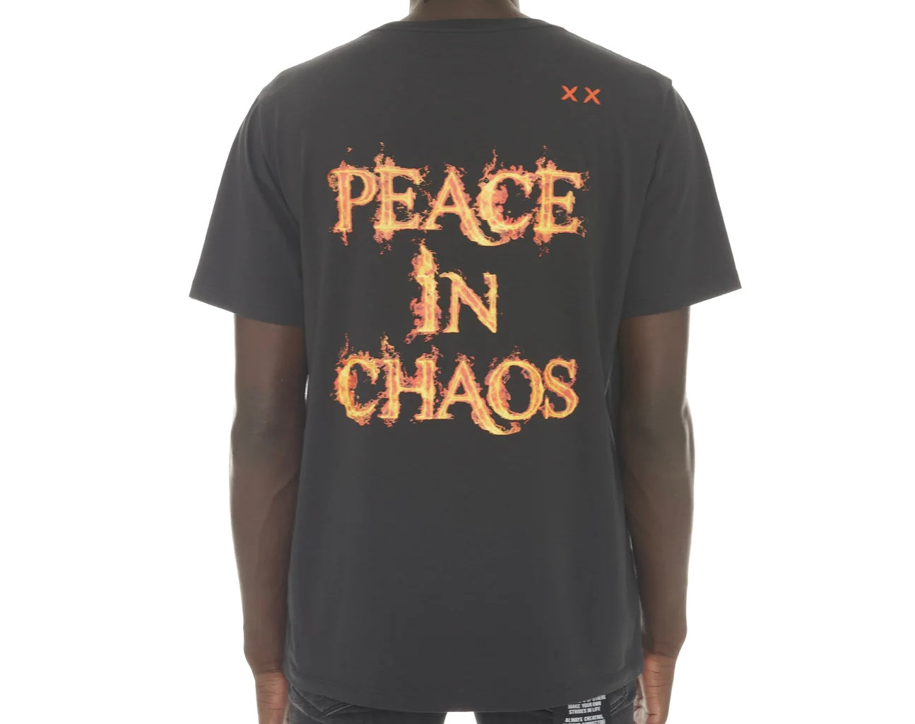 CULT OF INDIVIDUALITY "PEACE IN CHAOS" SHORT SLEEVE CREW NECK TEE