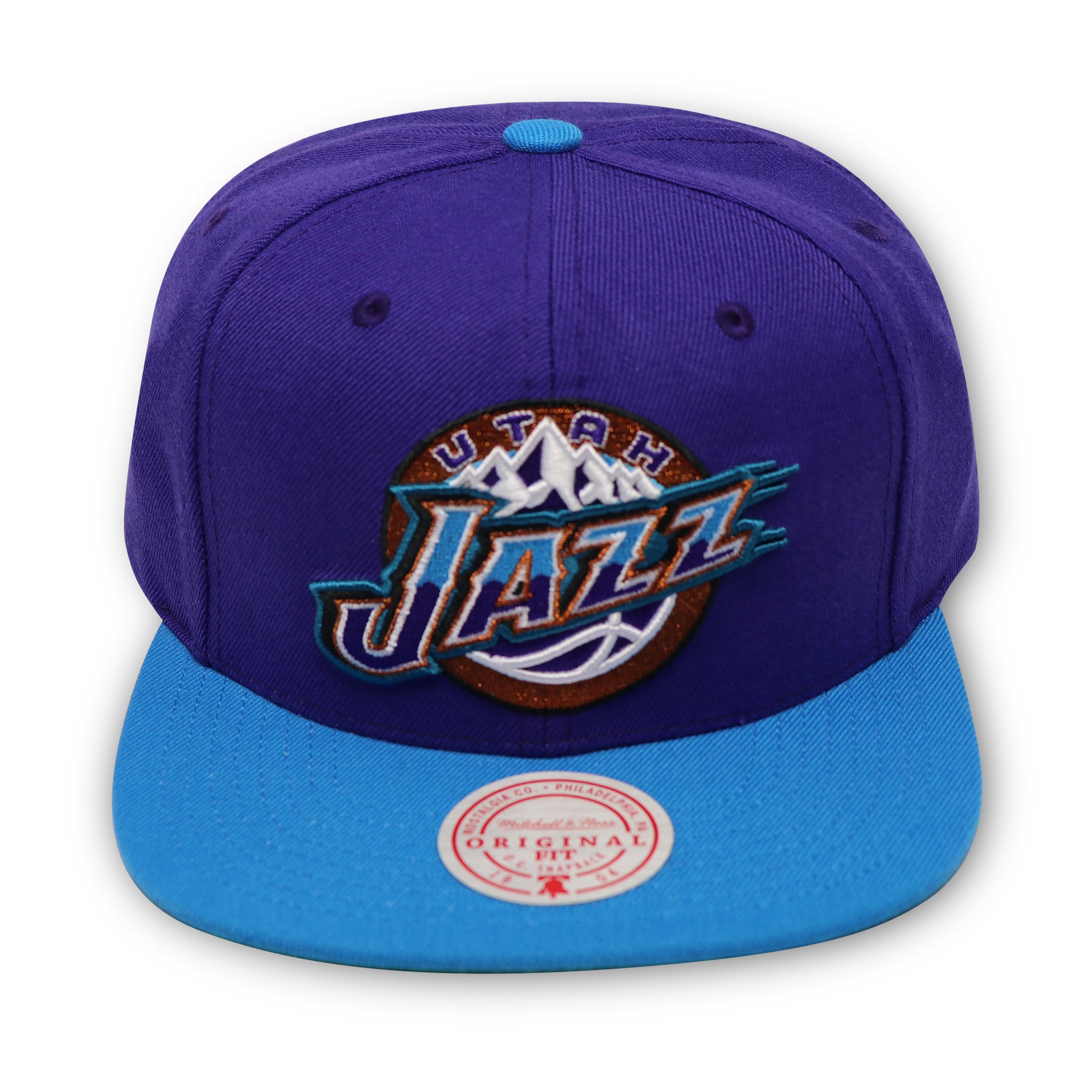 UTAH JAZZ (2-TONE) MITCHELL NESS SNAPBACK (HHSS3267 )