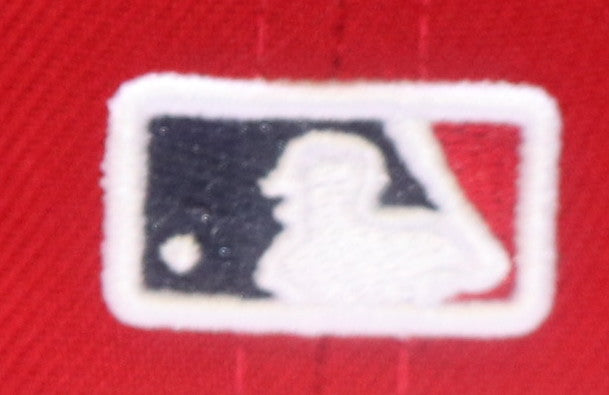 KIDS - WASHINGTON NATIONALS RED "2019 WORLD SERIES" NEW ERA 59FIFTY FITTED (PINK BOTTOM)