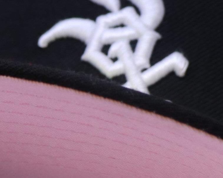 KIDS - CHICAGO WHITESOX "2005 WORLD SERIES" NEW ERA 59FIFTY FITTED (PINK BOTTOM)